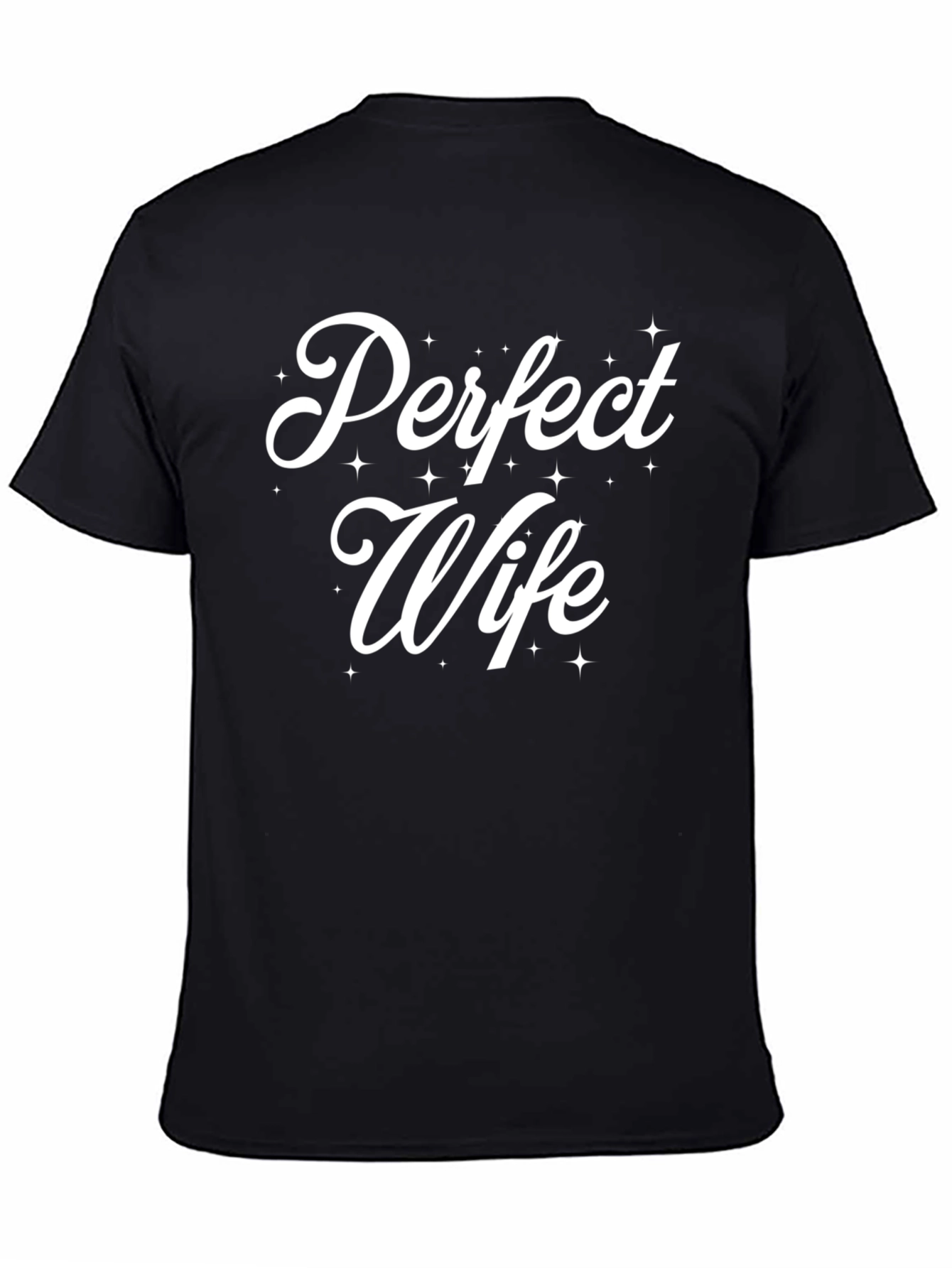 Black Perfect Wife Black Graphic Tee view 4