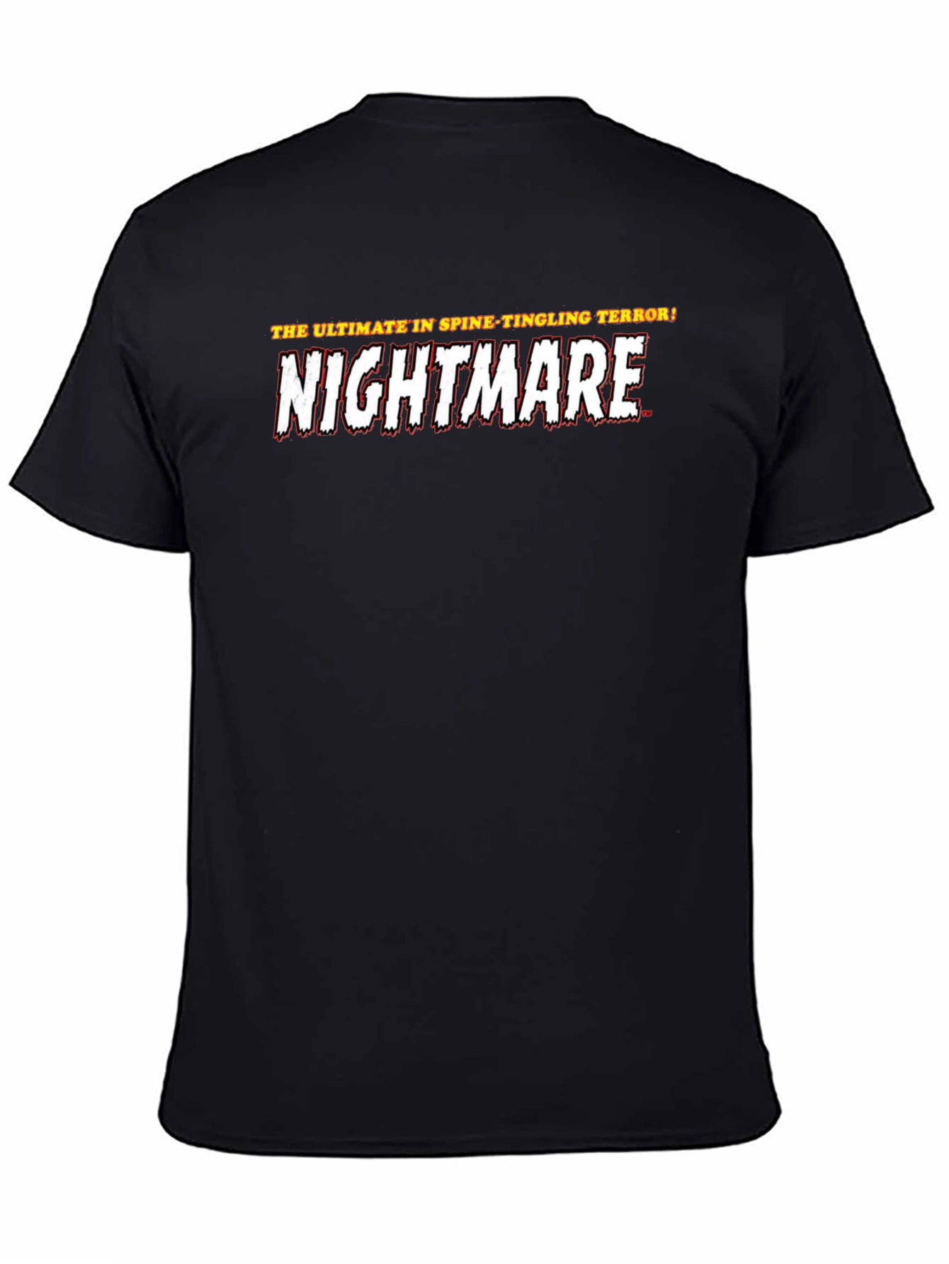Black Nightmare Horror Movie Graphic T-Shirt view 4