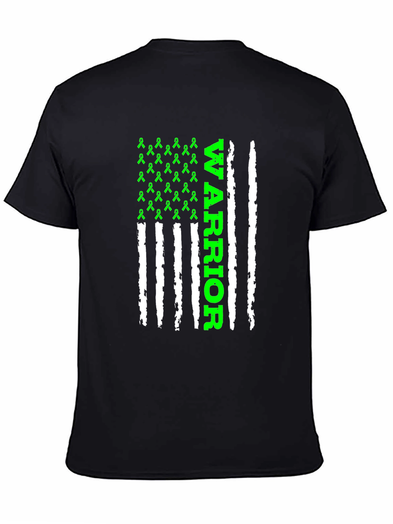 Black Warrior Awareness Ribbon T-Shirt view 4