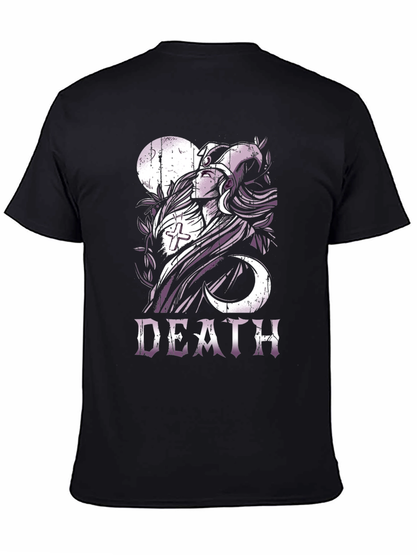 Black Death T-Shirt - Gothic Graphic Tee view 4