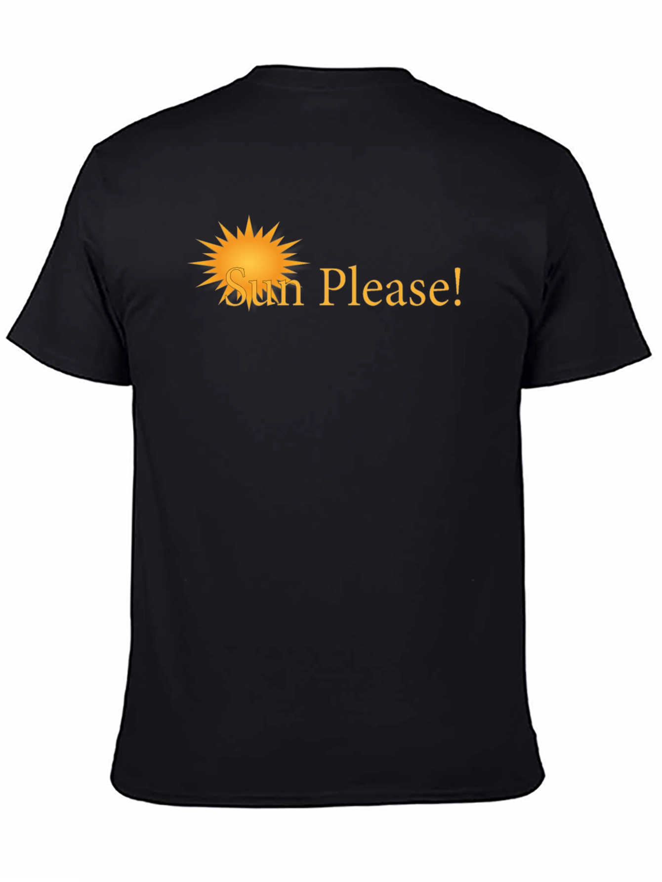 Black Sun Please! Graphic Tee - Soft & Stylish view 4