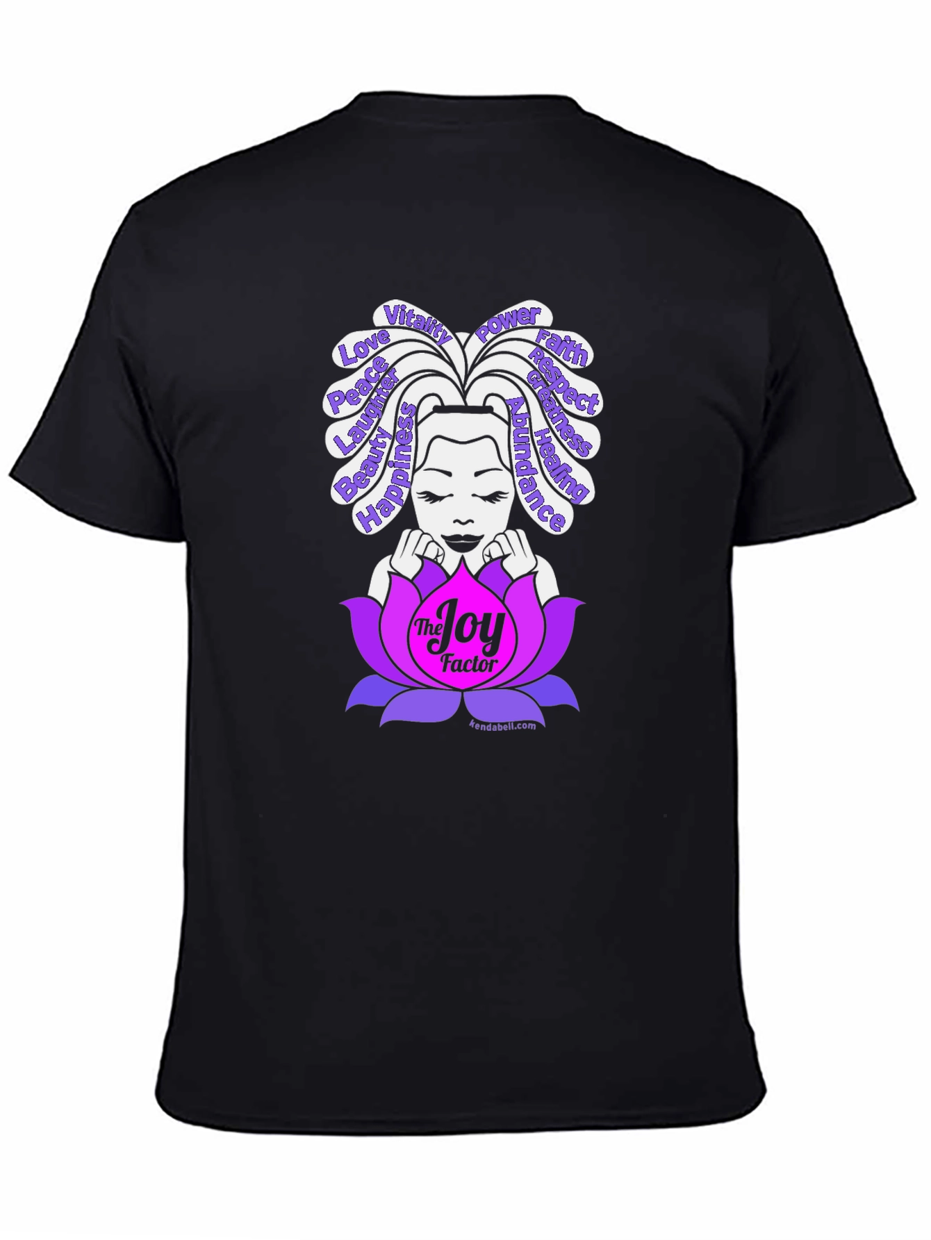 Black Joy Factor Graphic Tee - Empowering Women's T-Shirt view 4