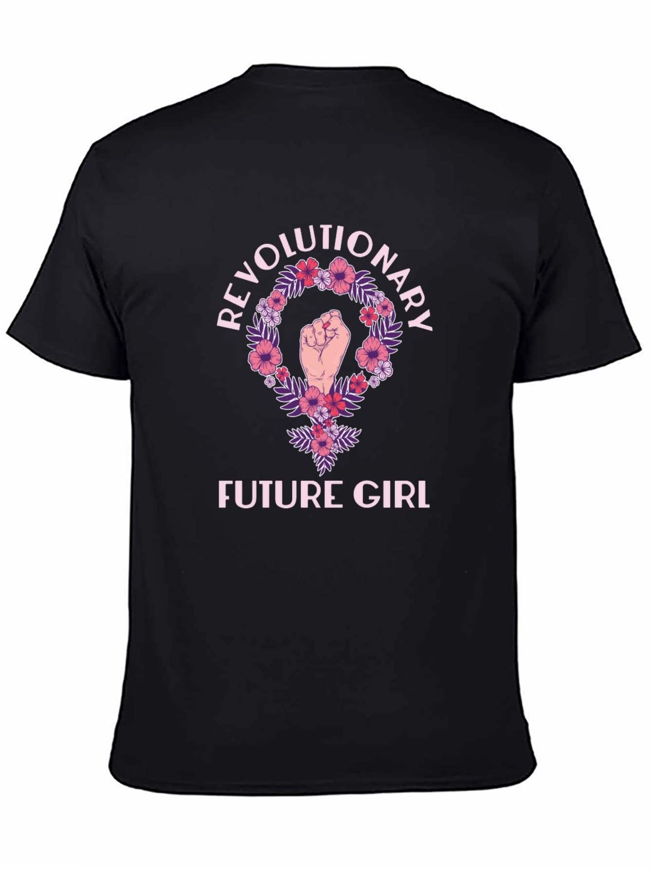 Black Revolutionary Future Girl Graphic Tee view 4