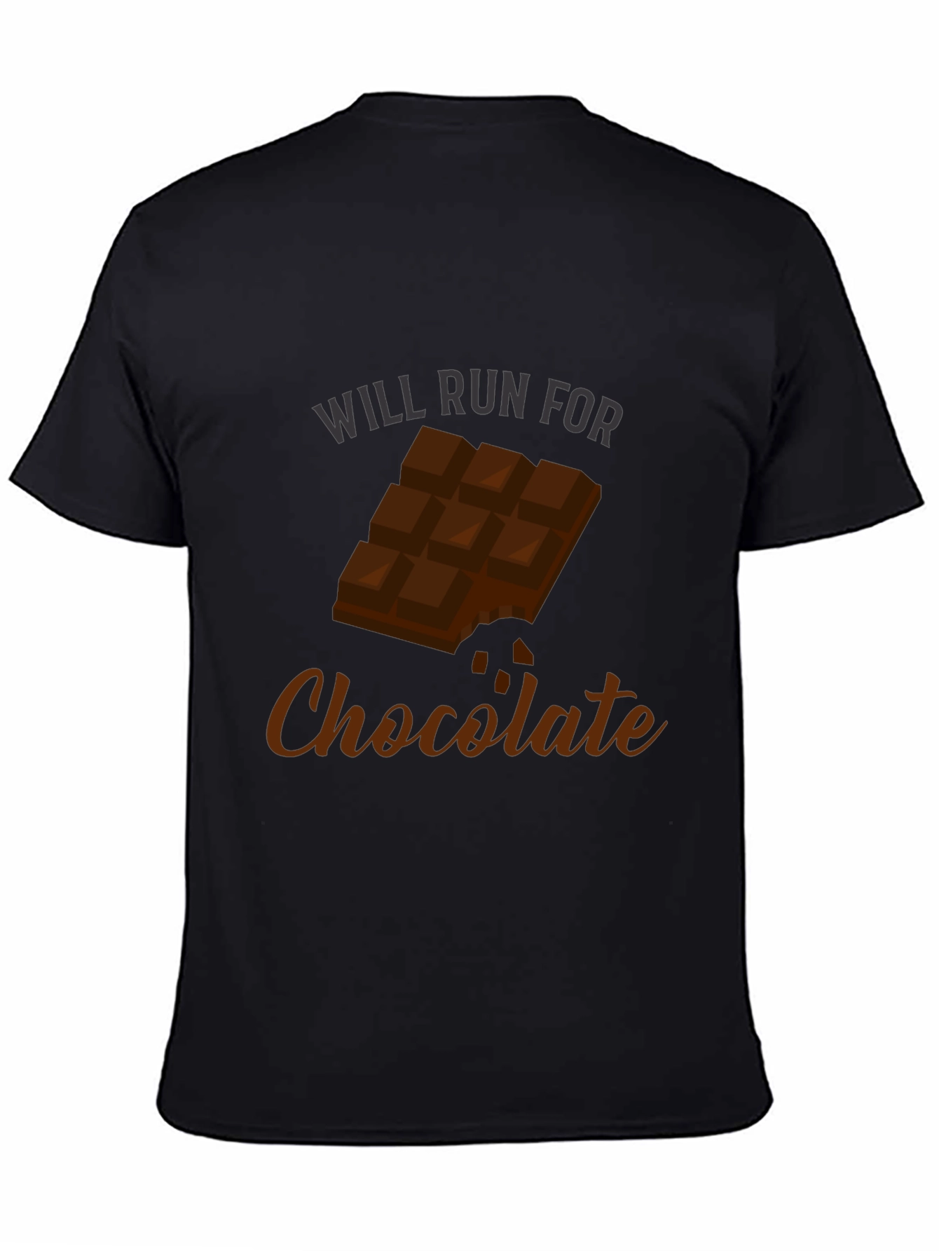 Black Will Run For Chocolate Graphic Tee view 4