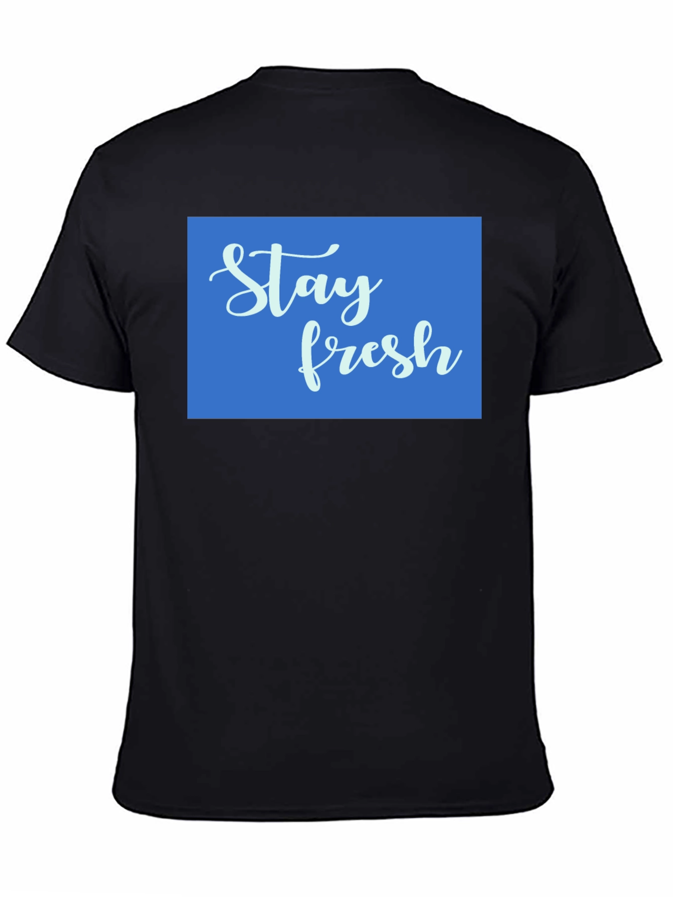 Black Stay Fresh Graphic Tee - Cool Comfort Fit view 4