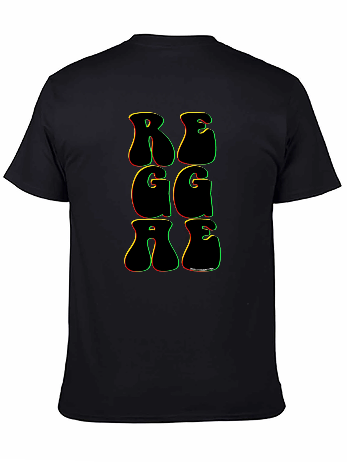 Black Rasta Reggae T-Shirt - Bold Graphic Tee view 4