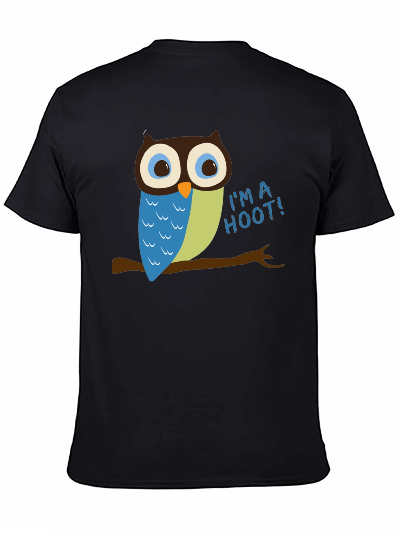 Black I'm a Hoot! Owl Graphic Tee view 4