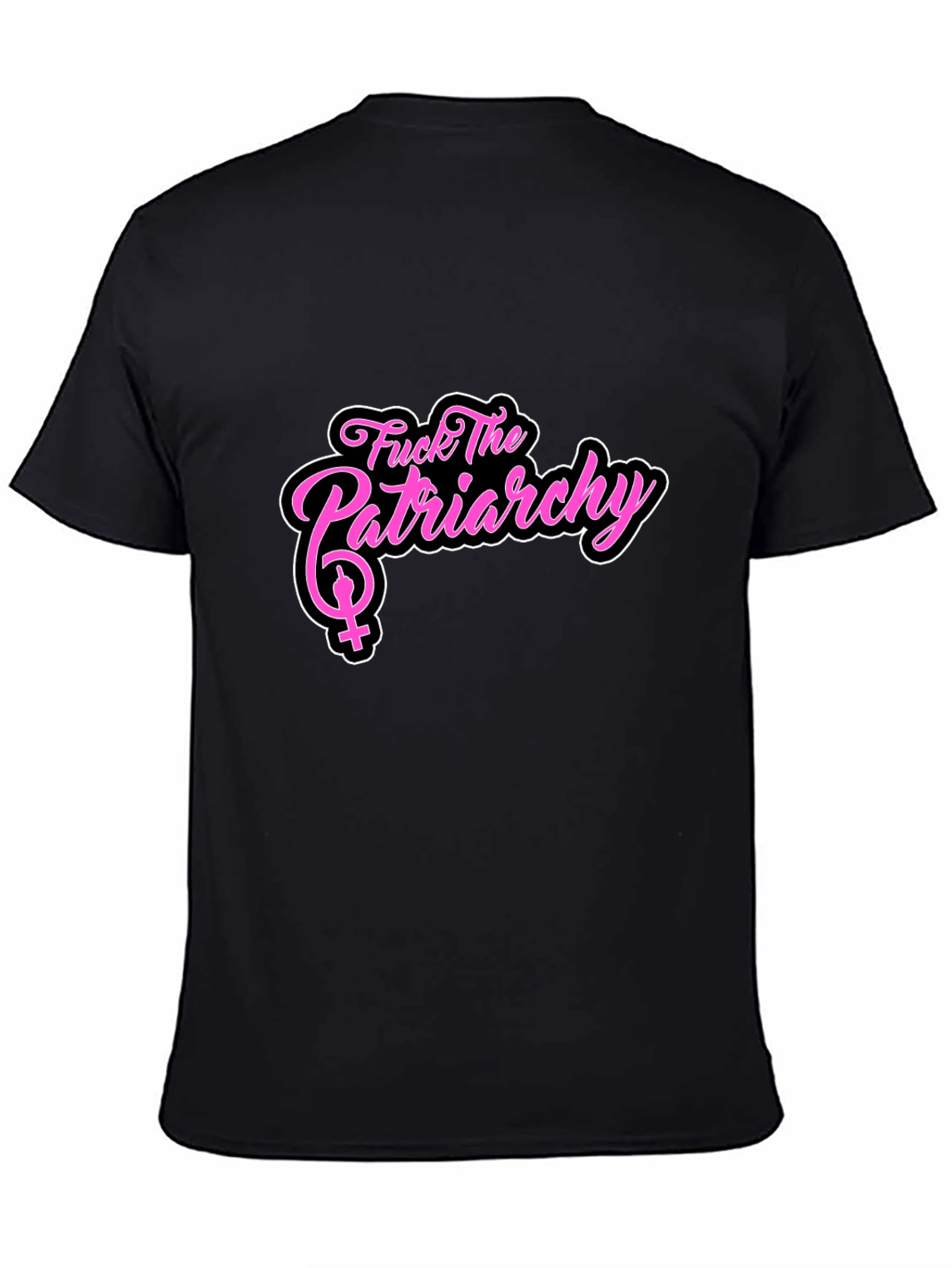 Black Feminist Statement T-Shirt - Fuck The Patriarchy Tee view 4