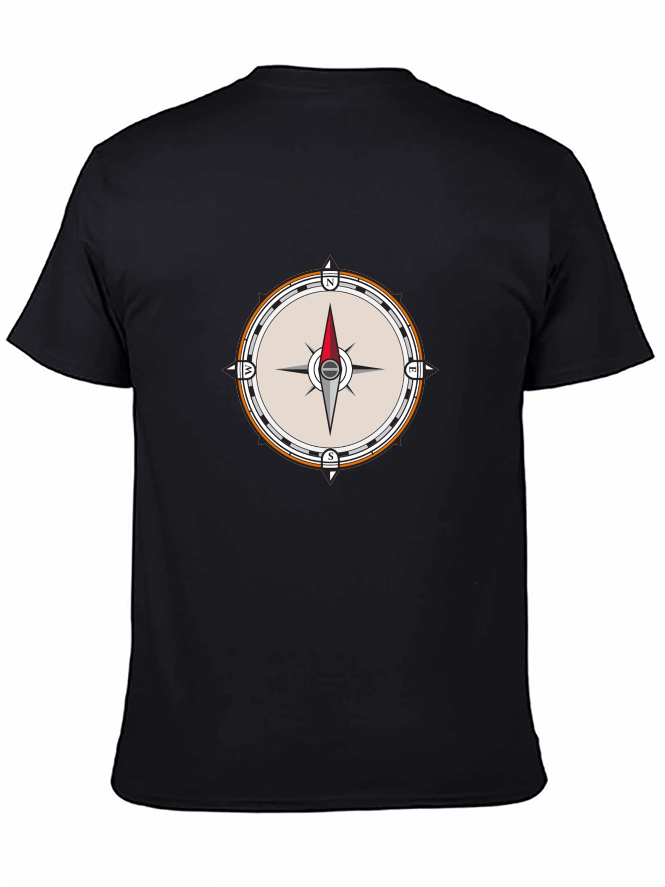 Black Compass Graphic Tee - Stylish Adventure Apparel view 4