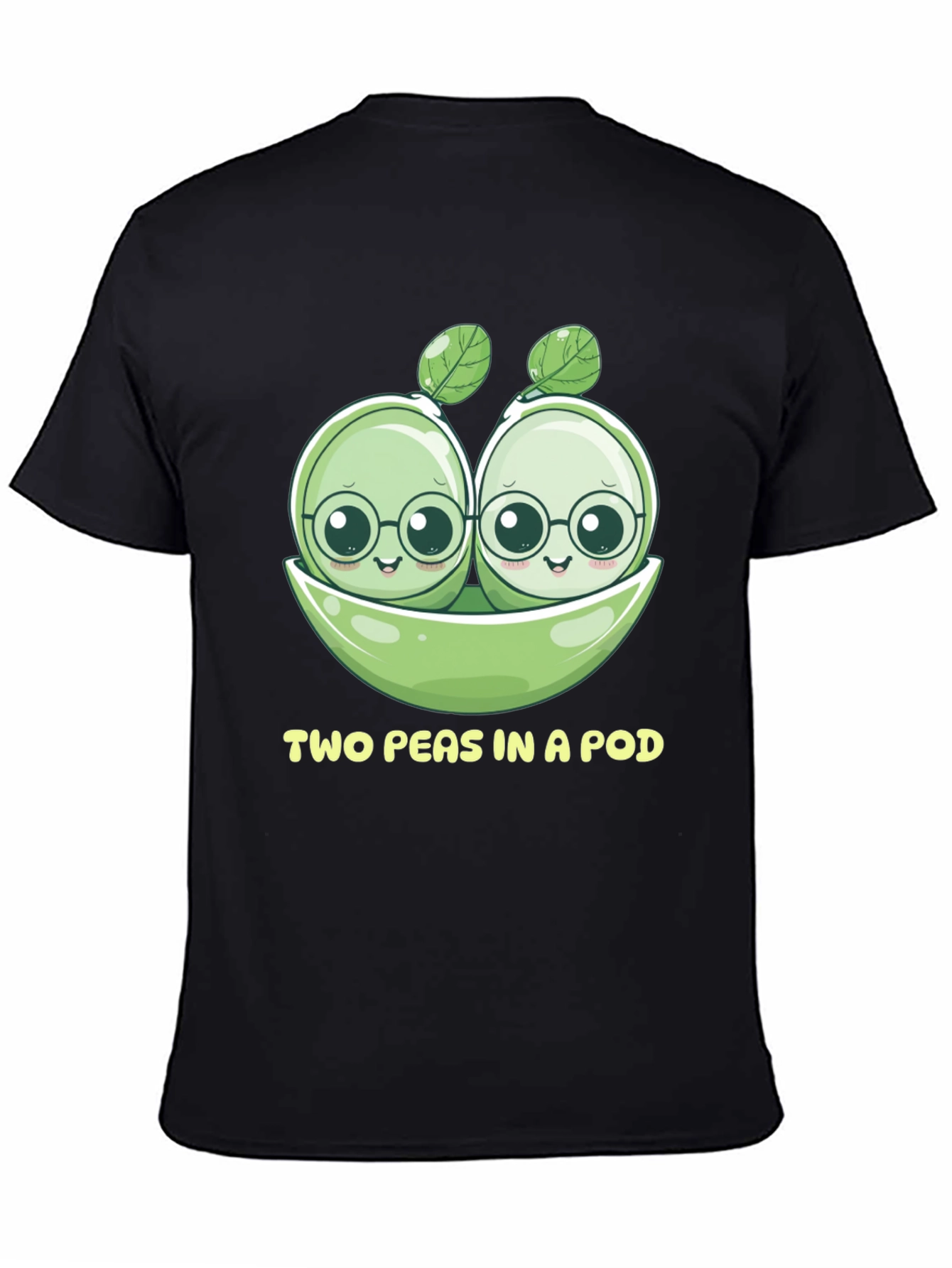 Black Two Peas in a Pod Graphic Tee view 4