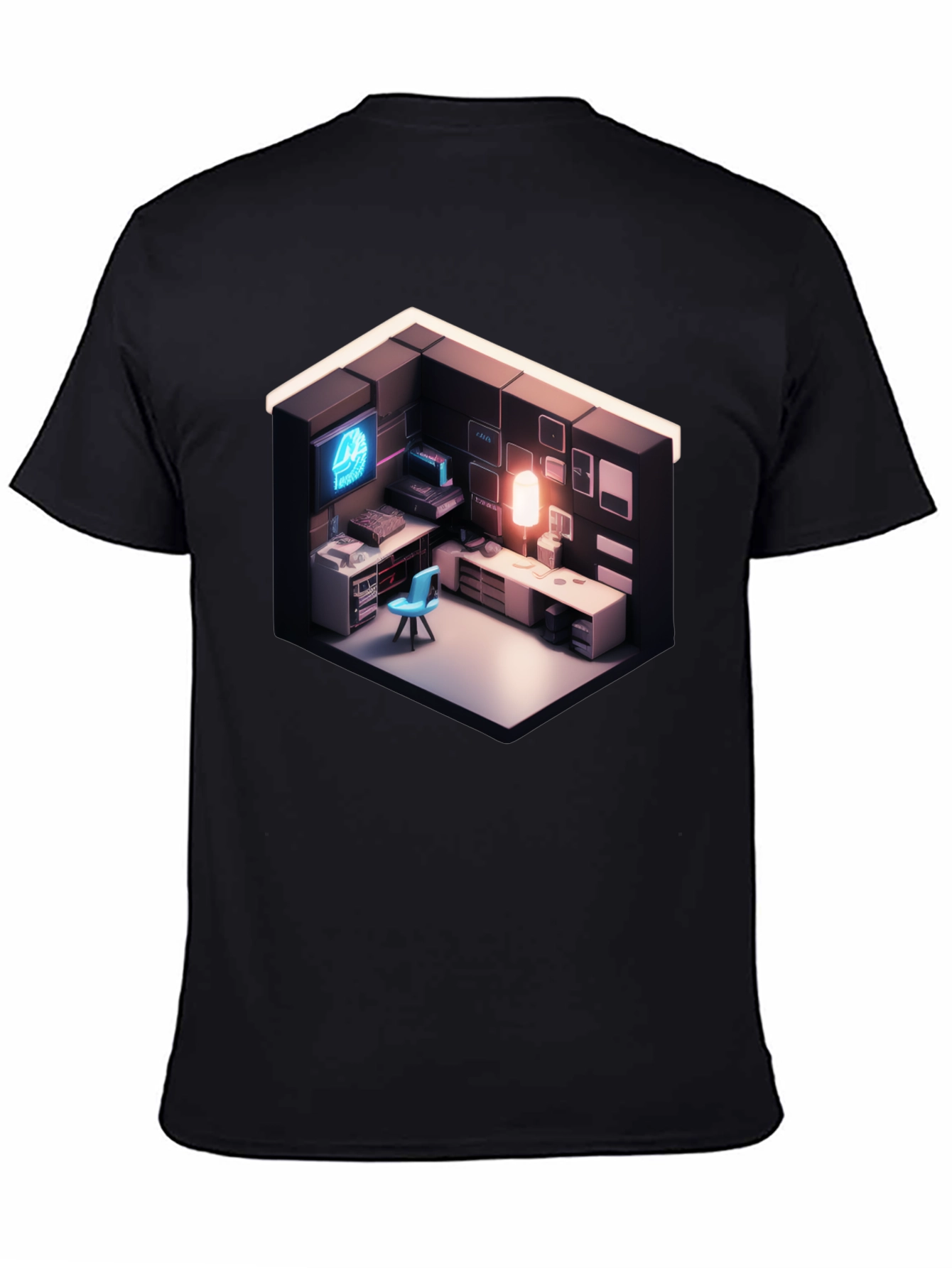 Isometric Gaming Room Tee - Gamer's Delight - 4