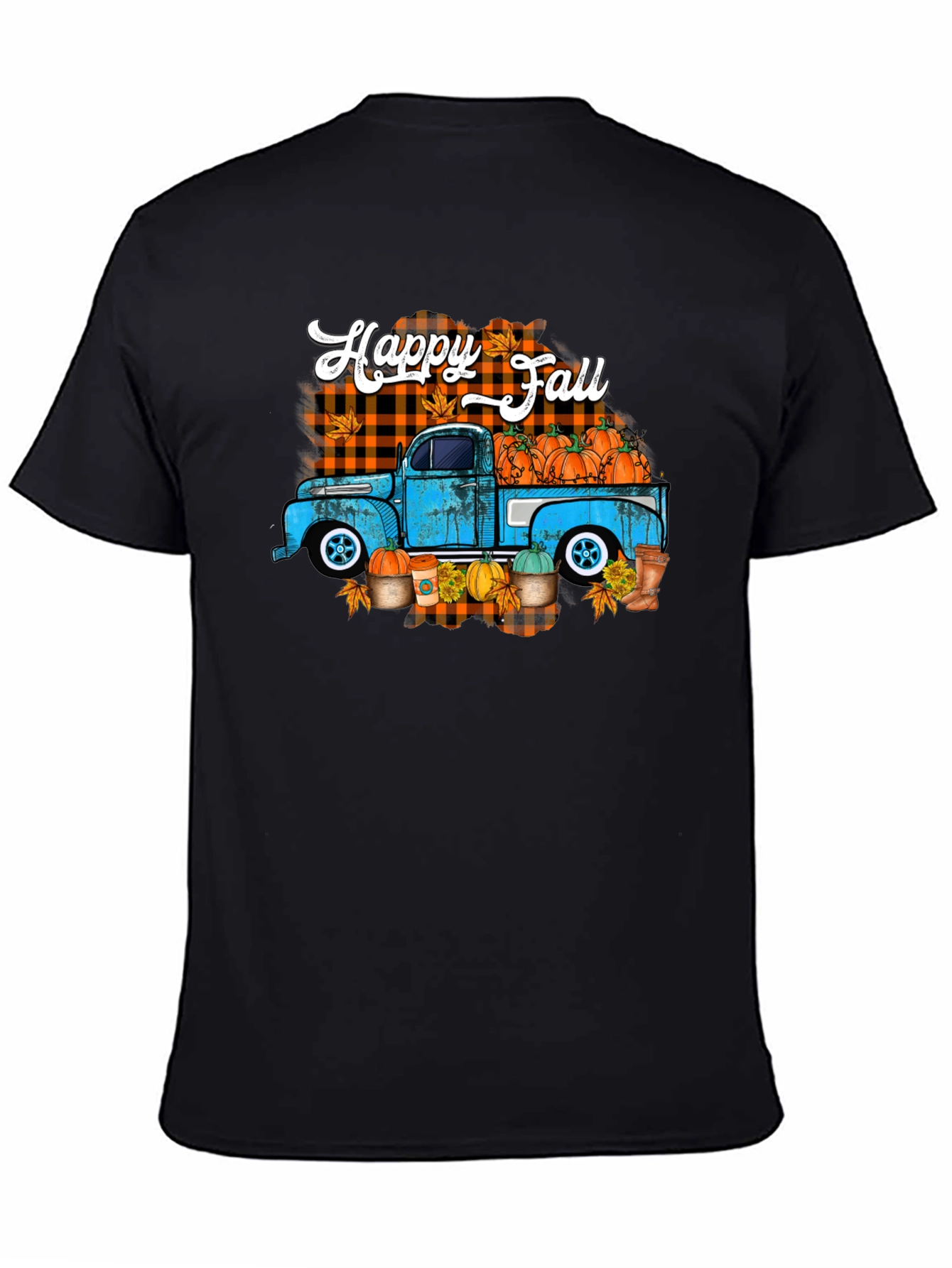 Happy Fall Truck Tee - Autumn Vibes - 4