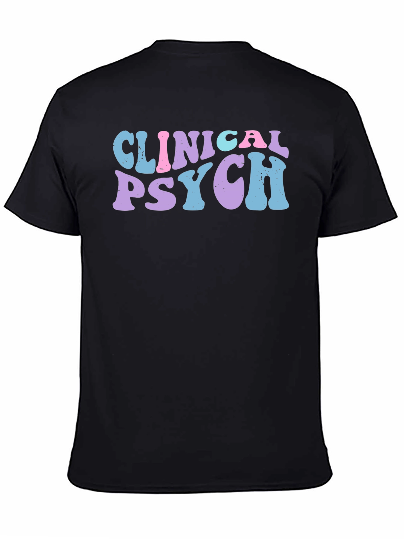 Black Clinical Psych Graphic T-Shirt view 4