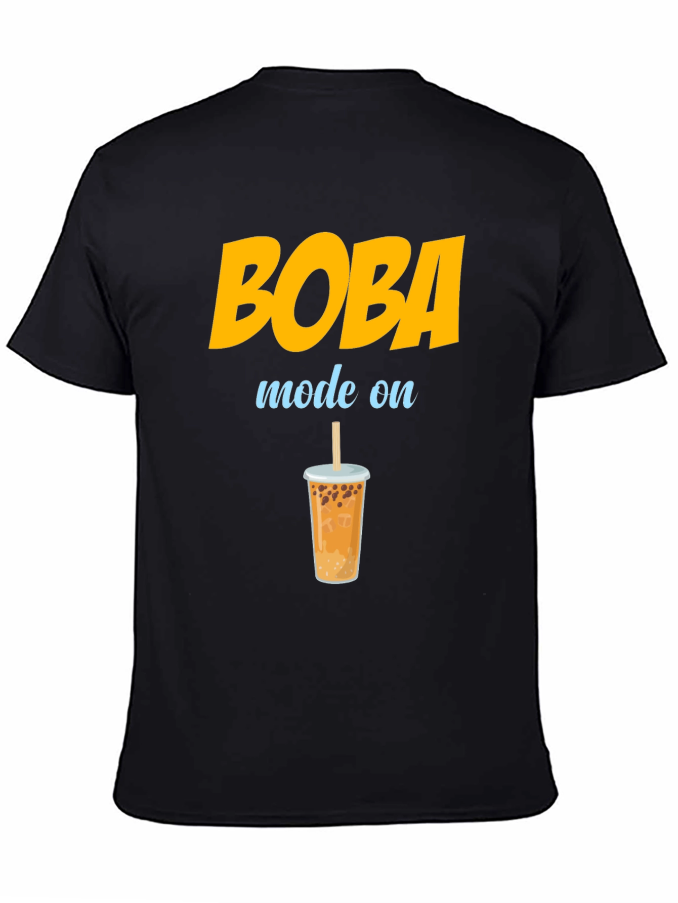 Black Boba Mode On T-Shirt view 4