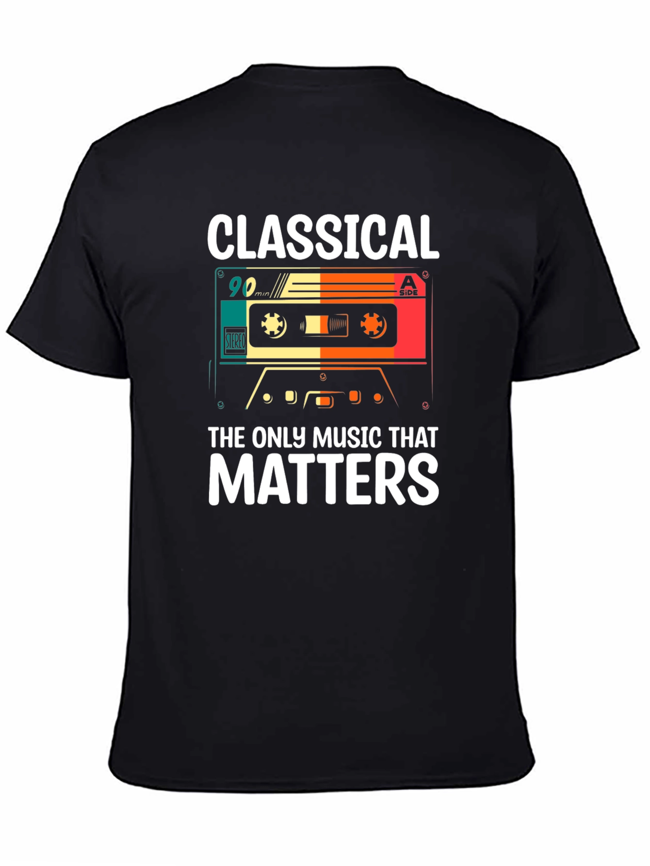 Black Classical Music Matters Graphic Tee view 4