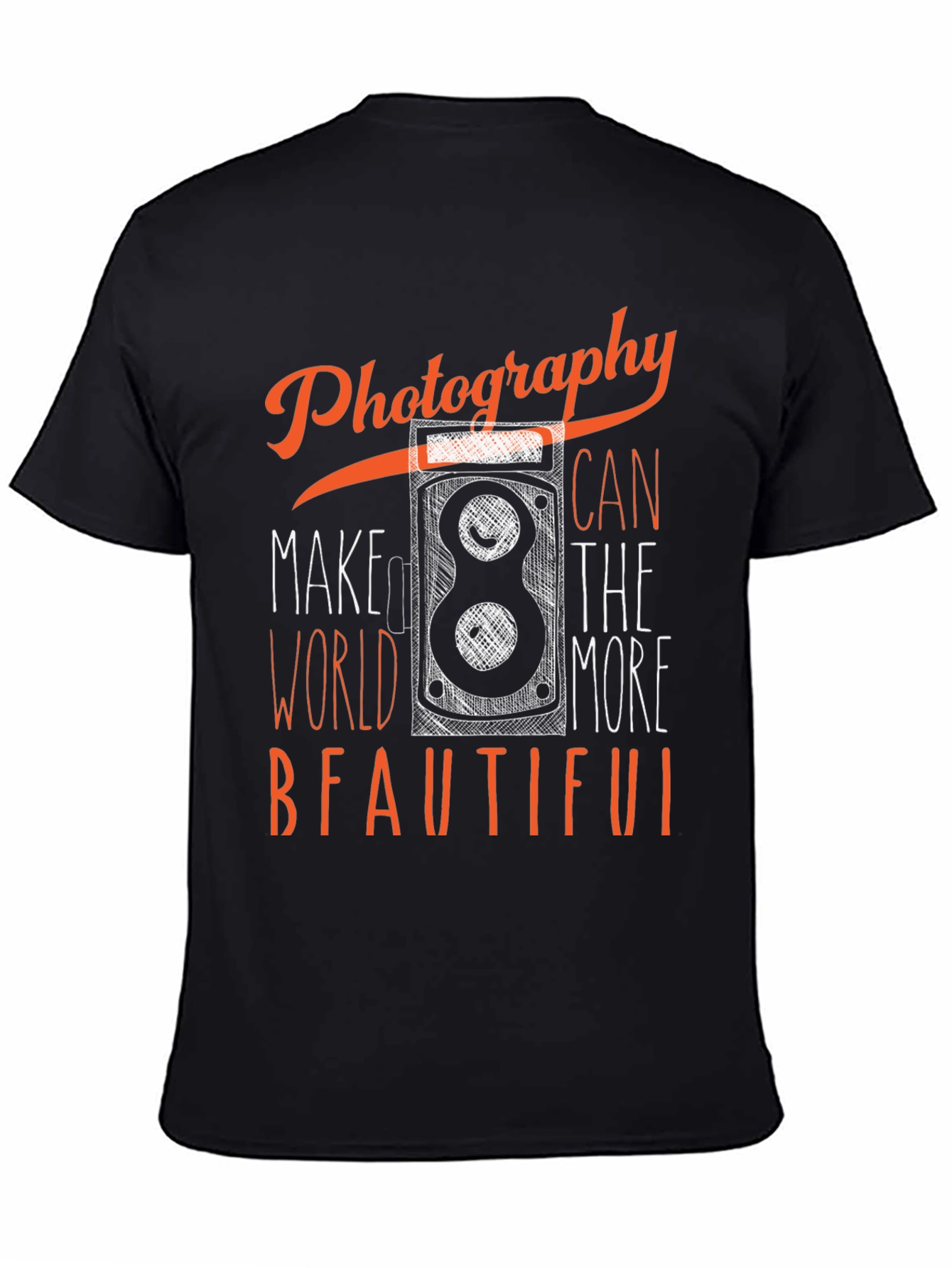 Black Photography Makes The World More Beautiful T-Shirt view 4