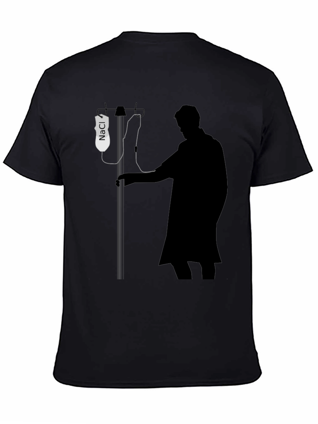 Black Medical Humor T-Shirt - 'House' Inspired Design view 4
