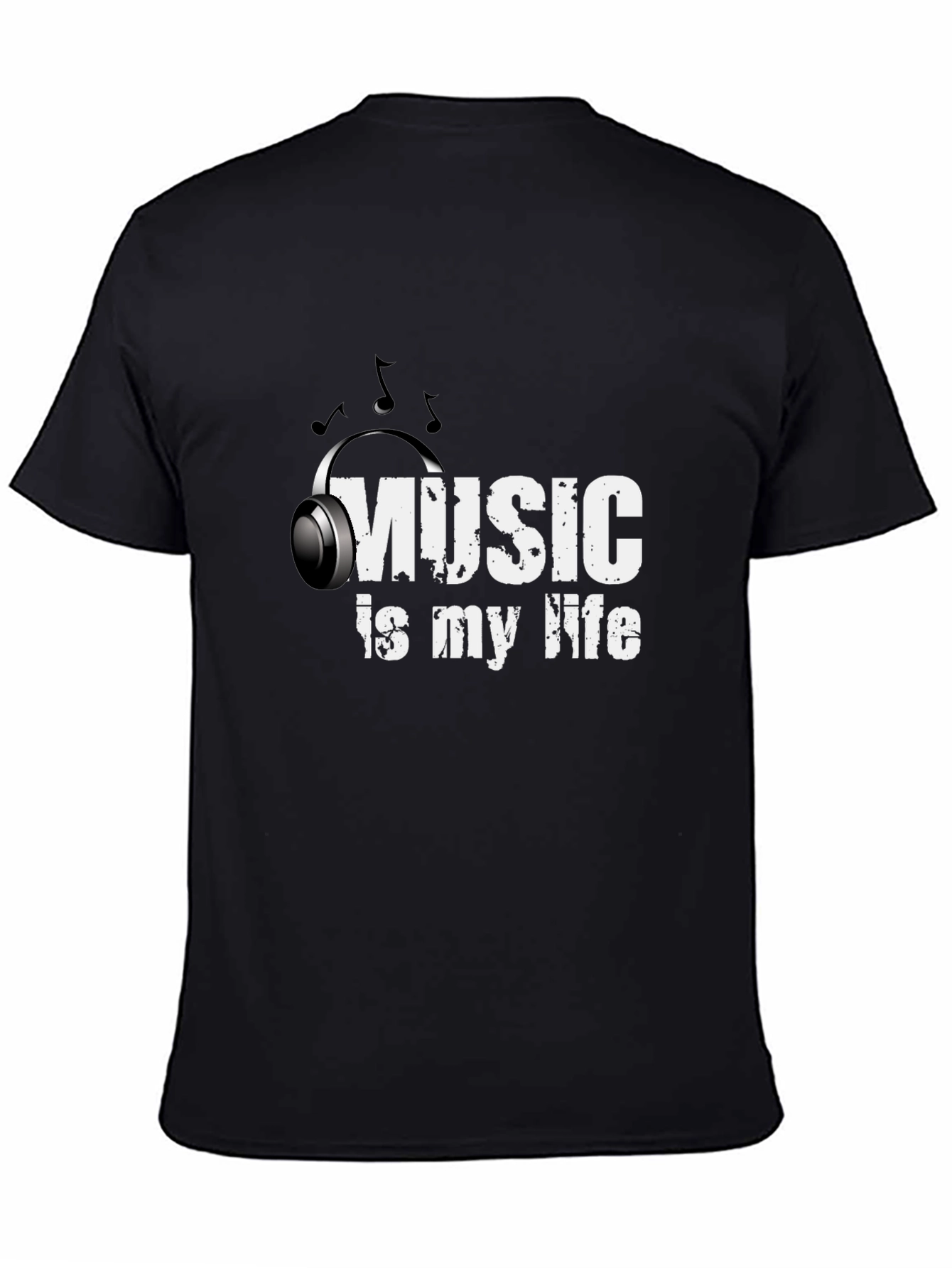 Black Music is My Life - Men's Graphic Tee view 4