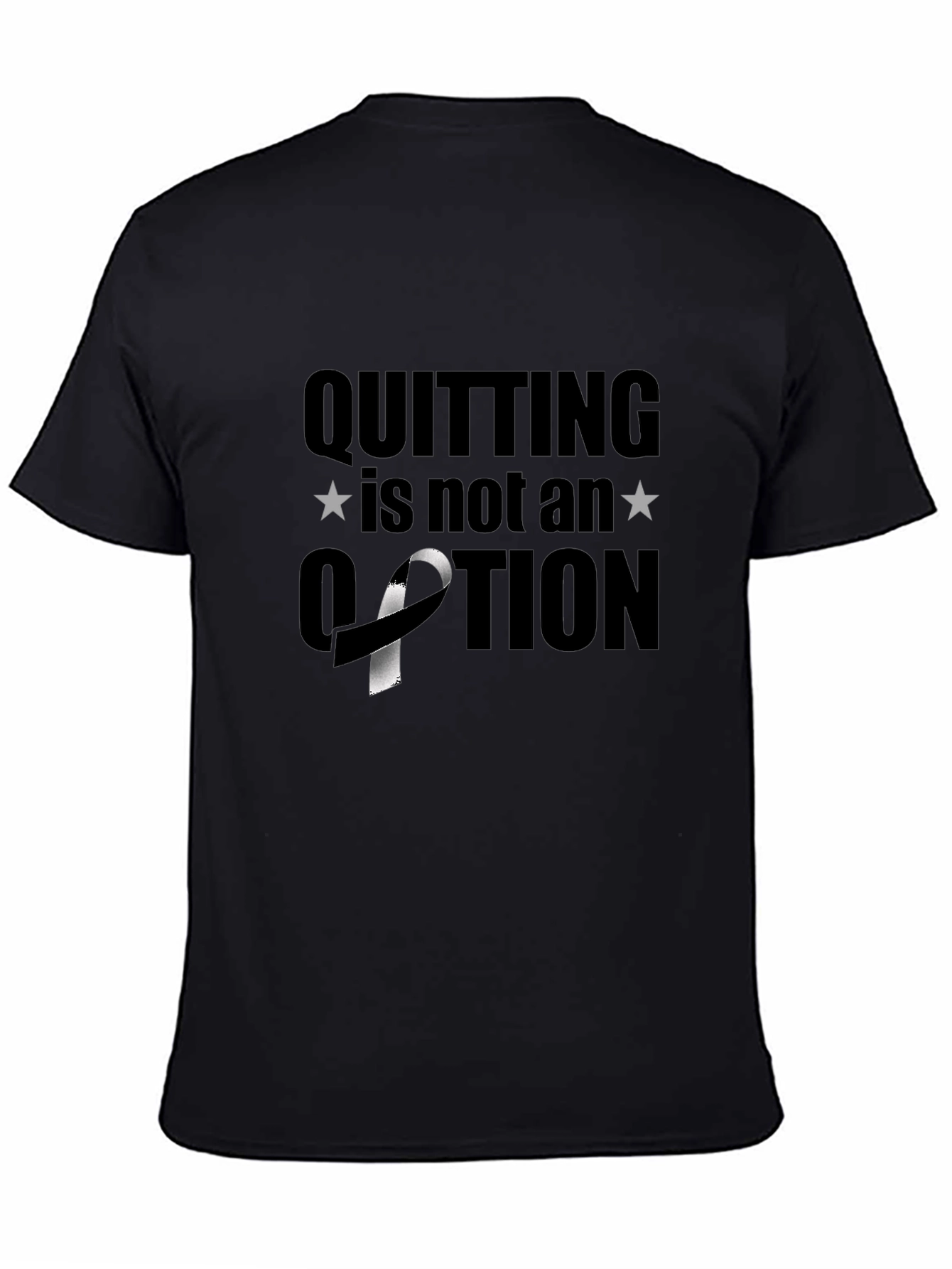 Black Quitting is Not an Option T-Shirt view 4