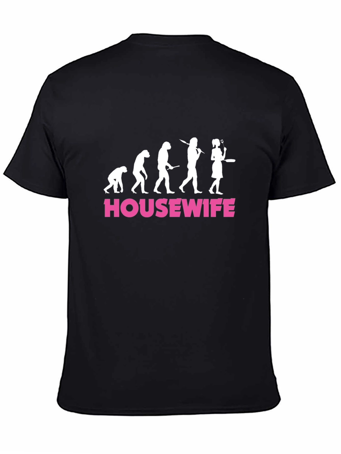 Black Housewife Evolution Graphic Tee - Funny Women's T-Shirt view 4