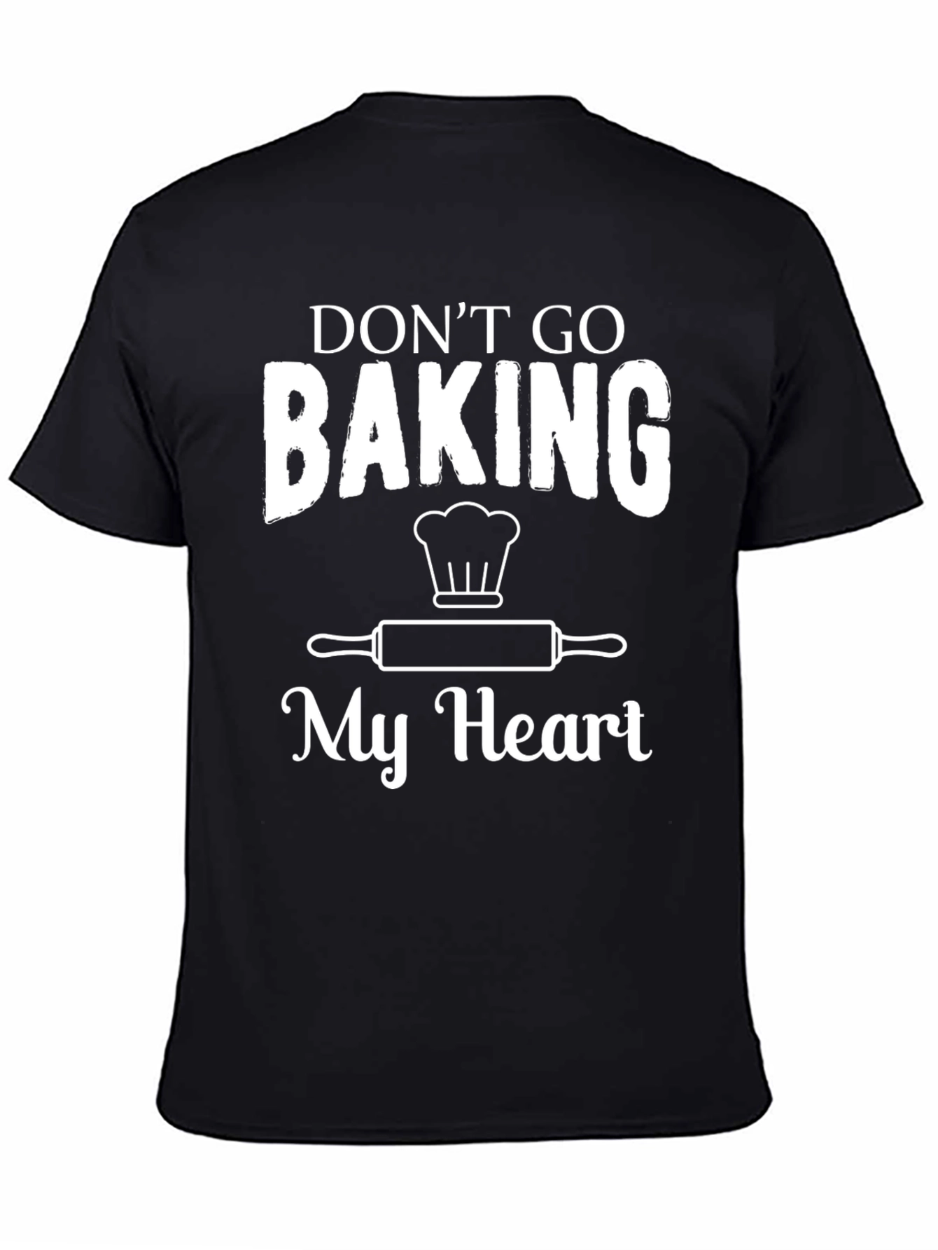 Black Don't Go Baking My Heart Graphic Tee view 4