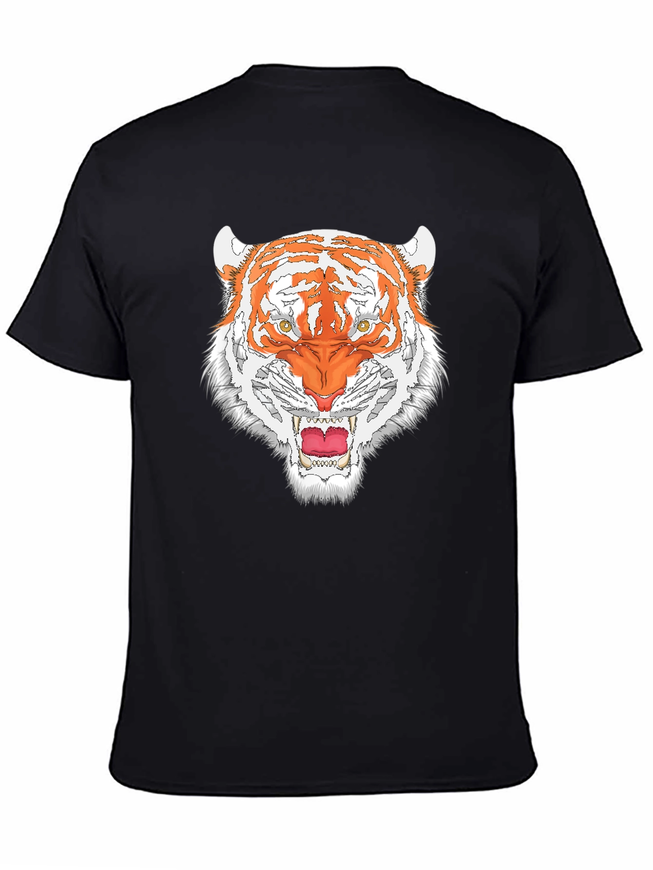 Black Tiger Graphic T-Shirt - Fierce Style! view 4