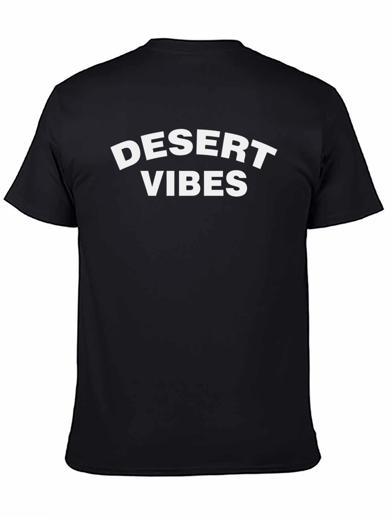 Black Desert Vibes Black Graphic T-Shirt view 4