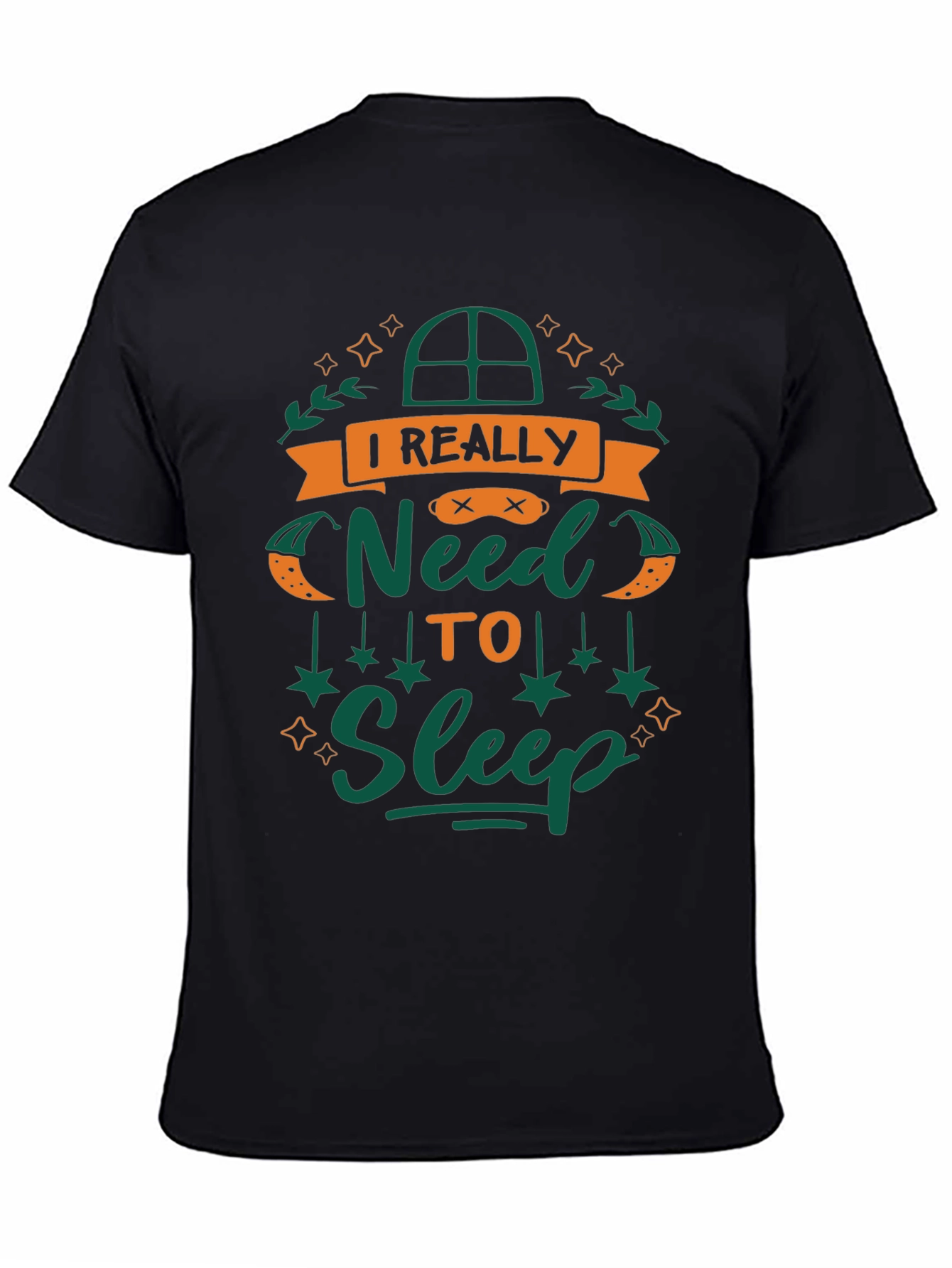 Black I Really Need To Sleep Graphic T-Shirt view 4