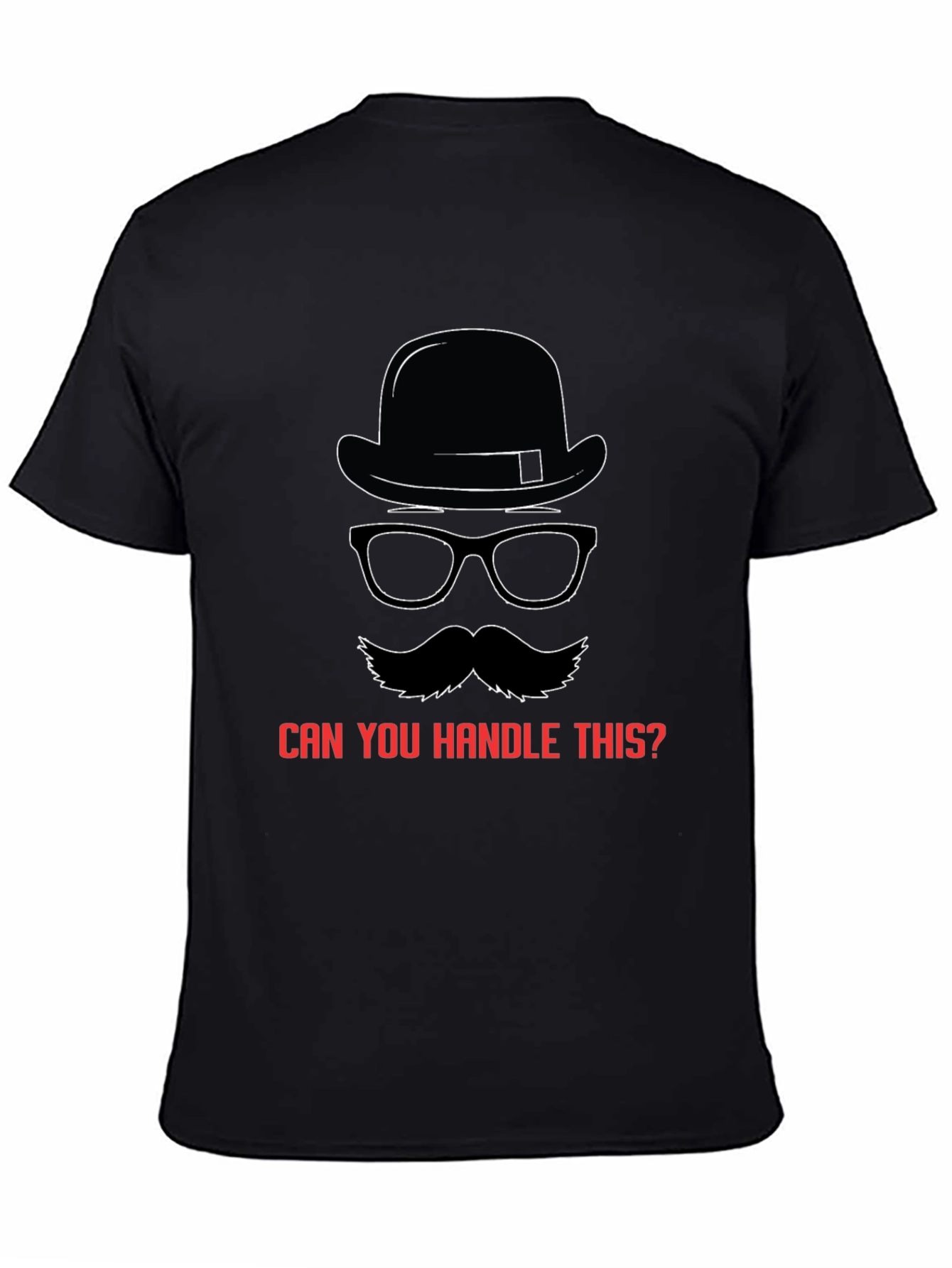 Black Handle This T-Shirt - Mens Black Novelty Tee view 4