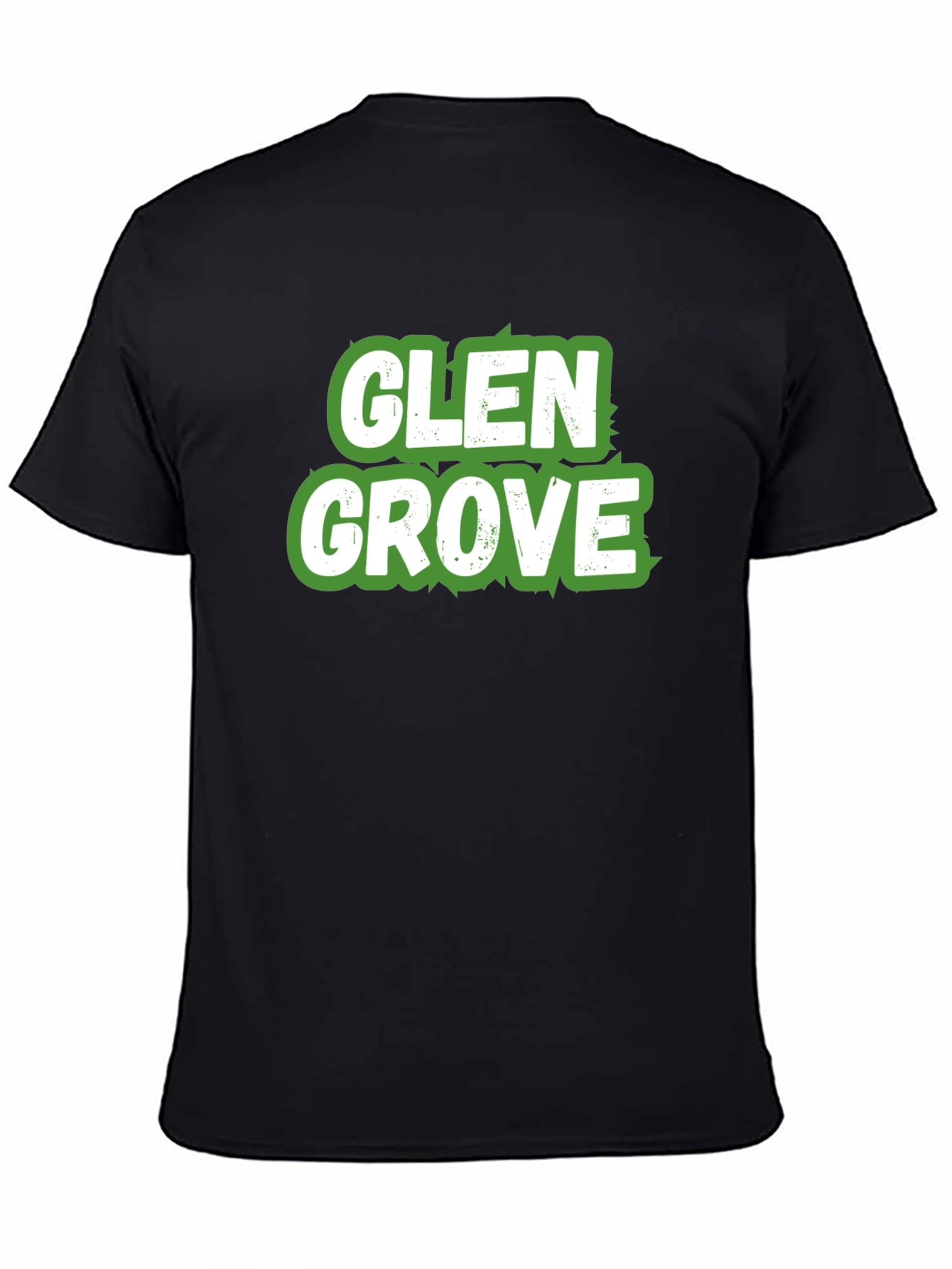 Black Glen Grove Graphic Tee - Classic Crew Neck view 4