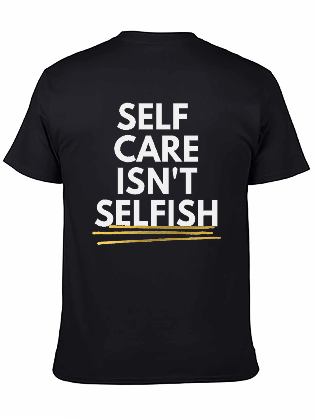 Black Self Care Isn't Selfish Graphic Tee view 4