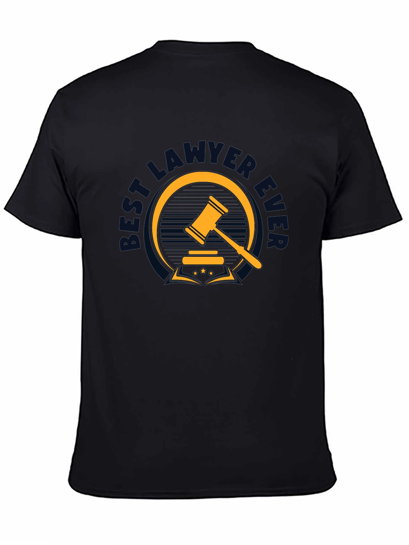 Best Lawyer Ever Graphic Tee - Black Cotton T-Shirt - 4