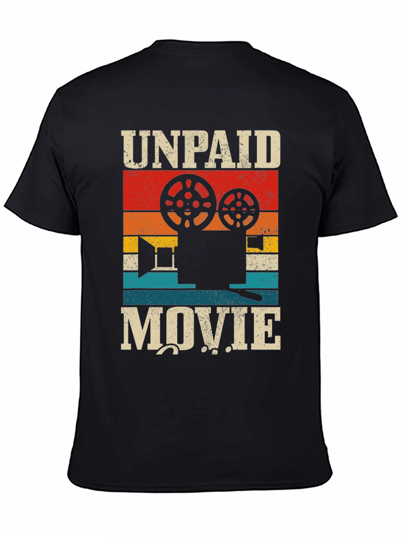 Unpaid Movie T-Shirt - Vintage Style Film Crew Tee - 4