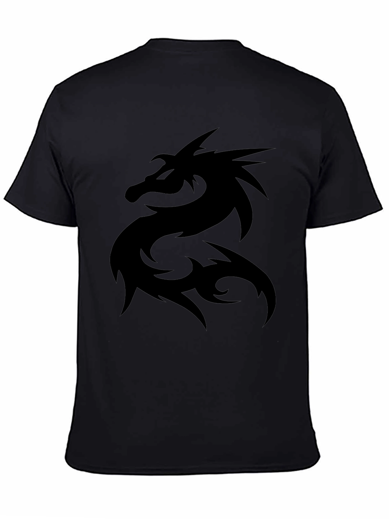Black Black Dragon Graphic Tee - Men's Short Sleeve Shirt view 4