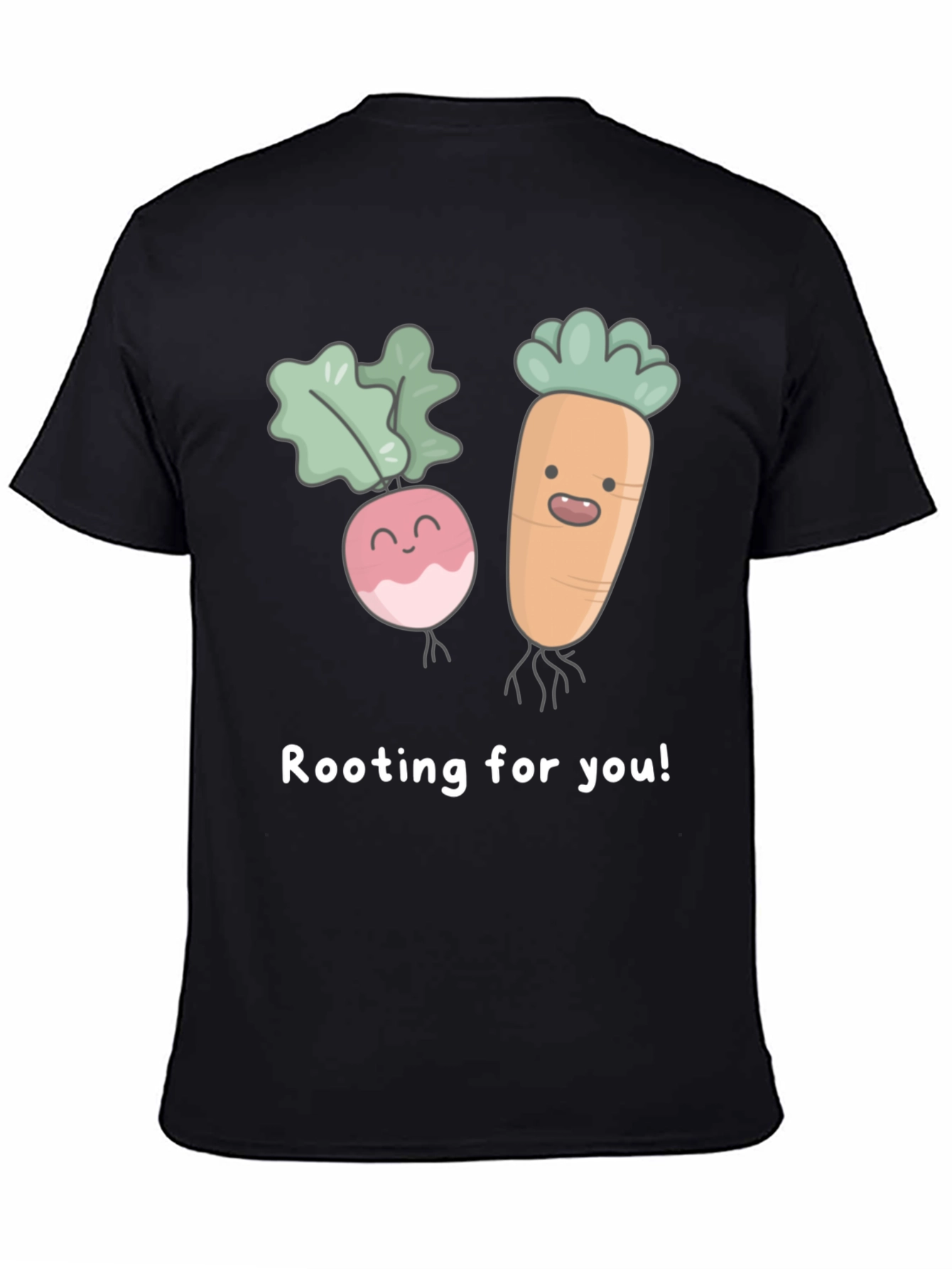 Black Rooting For You Graphic Tee view 4