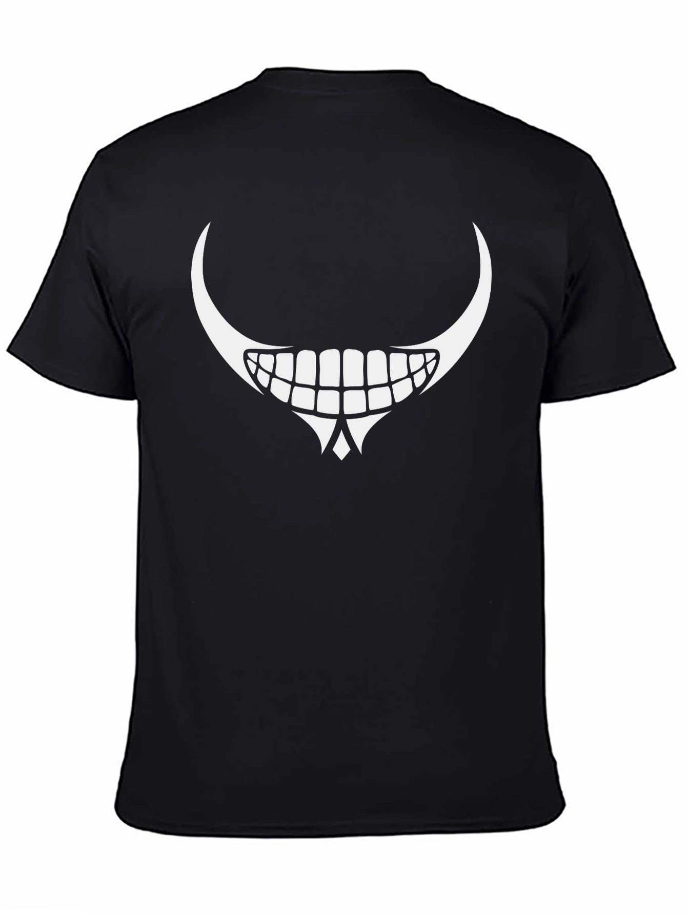 Creepy Smile Graphic T-Shirt - 4