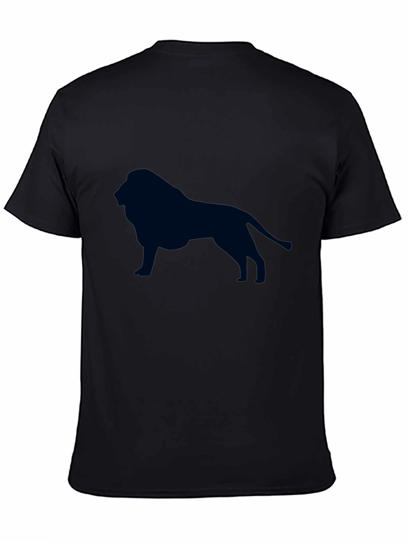 Black Lion Graphic Tee - Black Cotton view 4