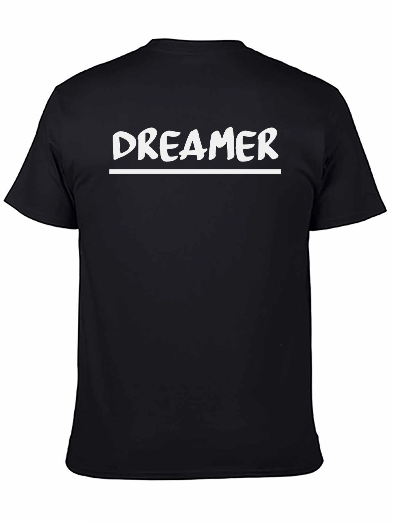 Black Dreamer Graphic Tee - Black Cotton Short Sleeve view 4