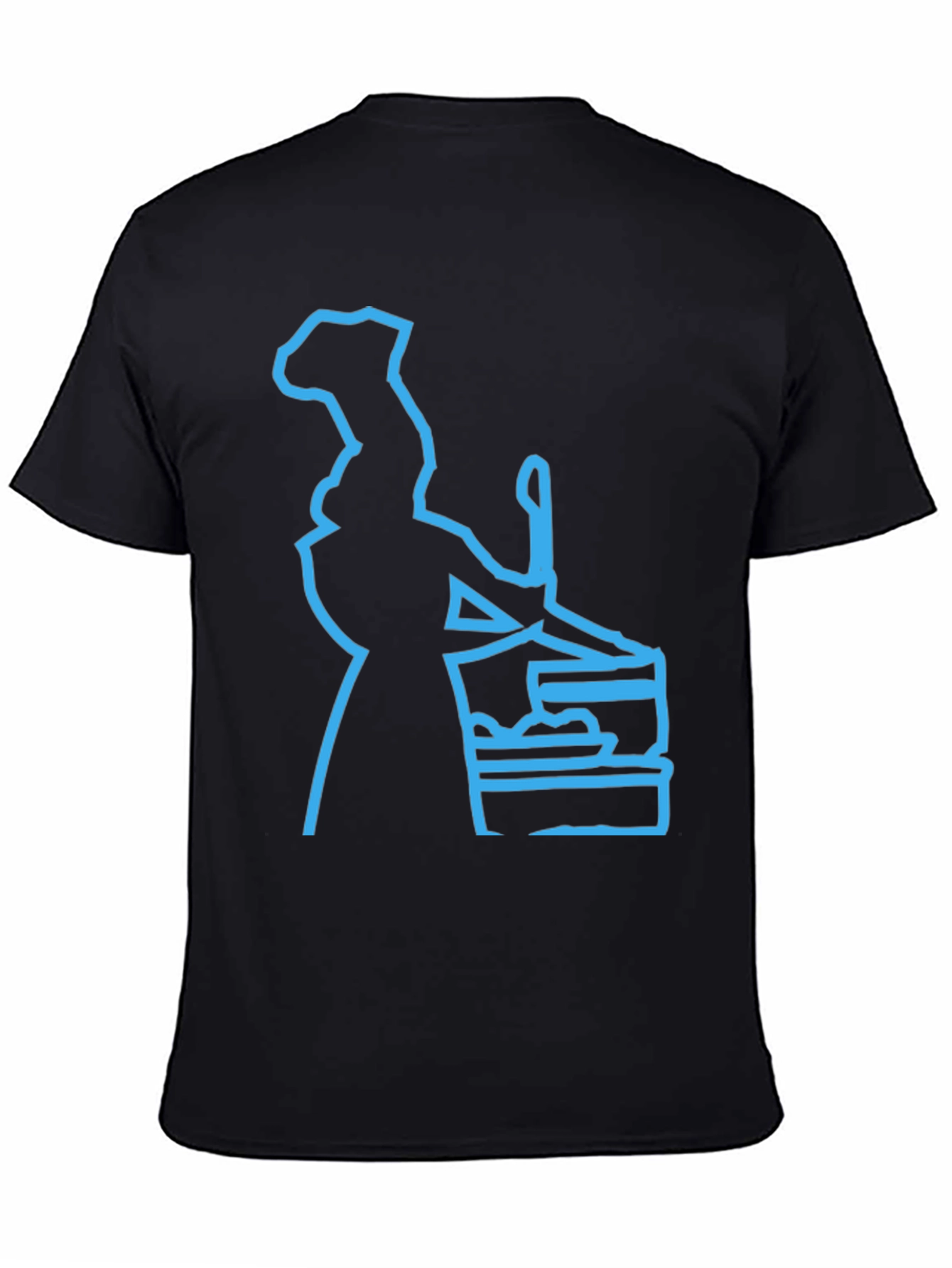 Black Chef Graphic T-Shirt - Cool, Unique Design! view 4