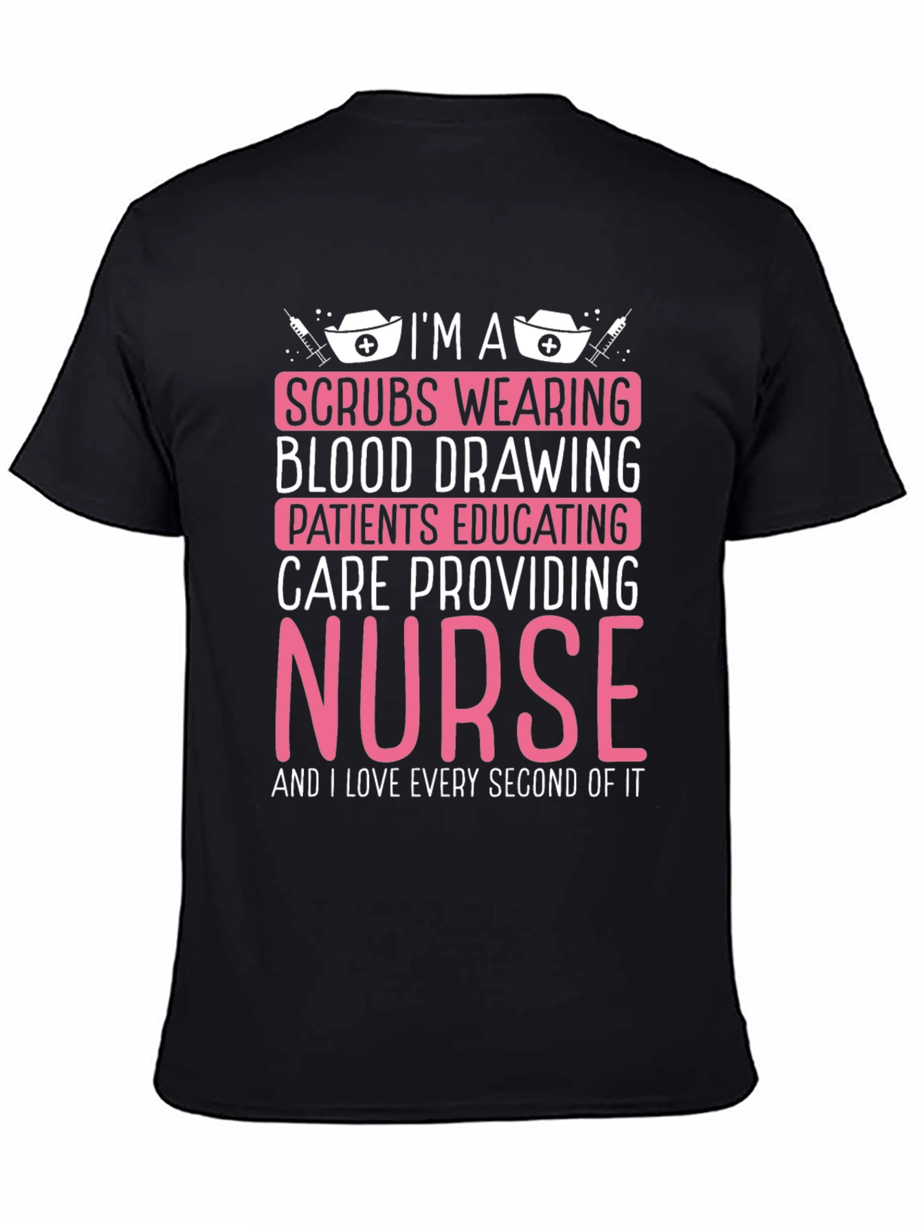 Black I'm A Nurse T-Shirt view 4