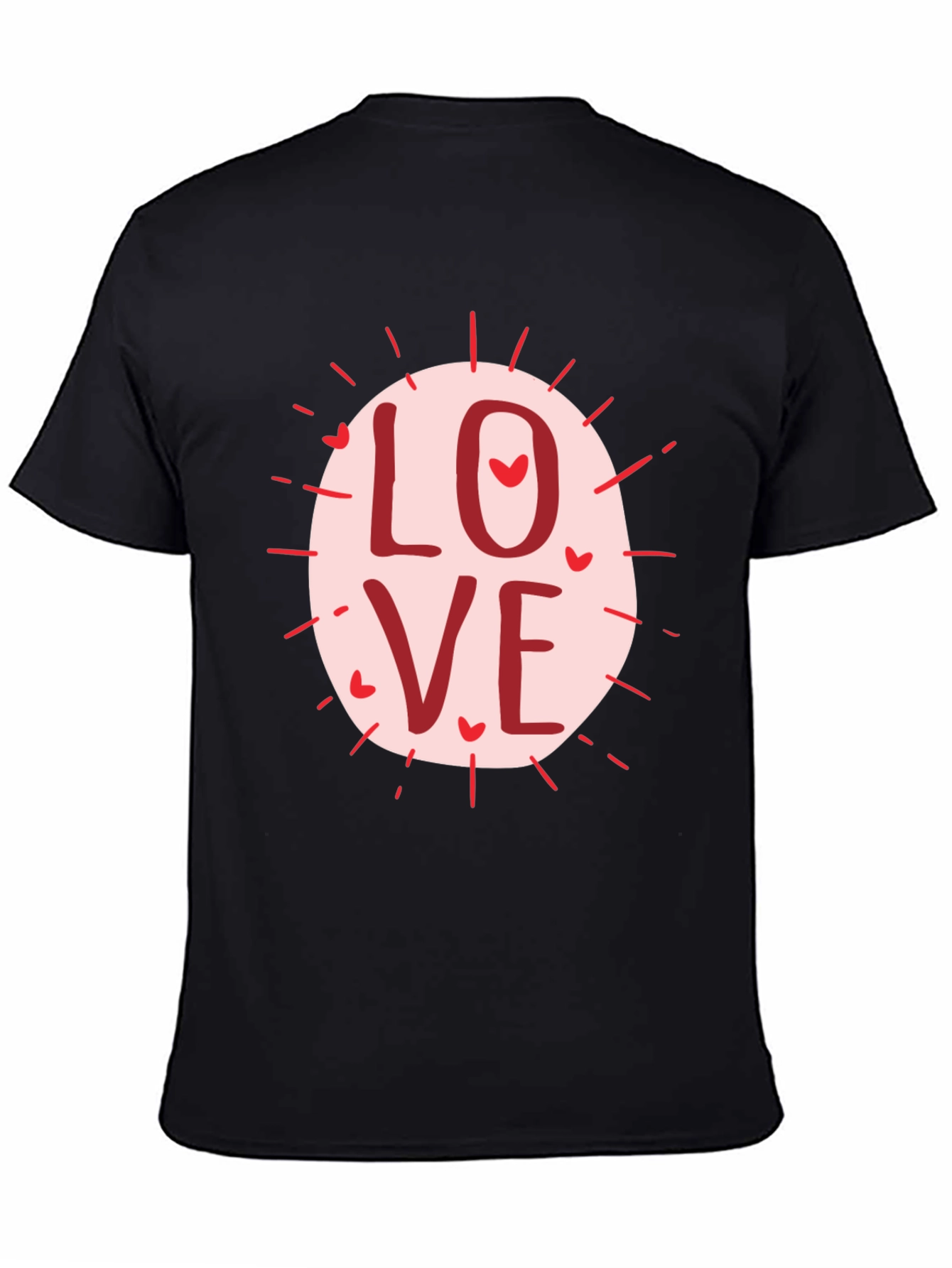 Black Love Graphic Tee - Valentine's Day Gift view 4