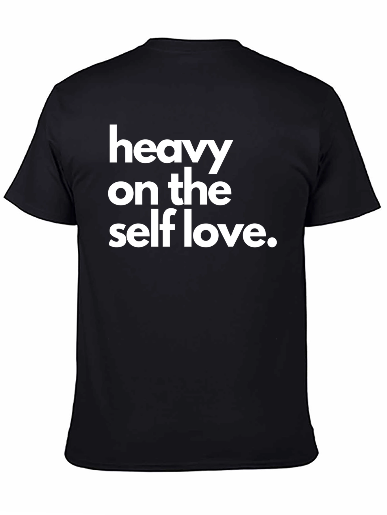 Black Heavy on the Self Love Graphic Tee view 4