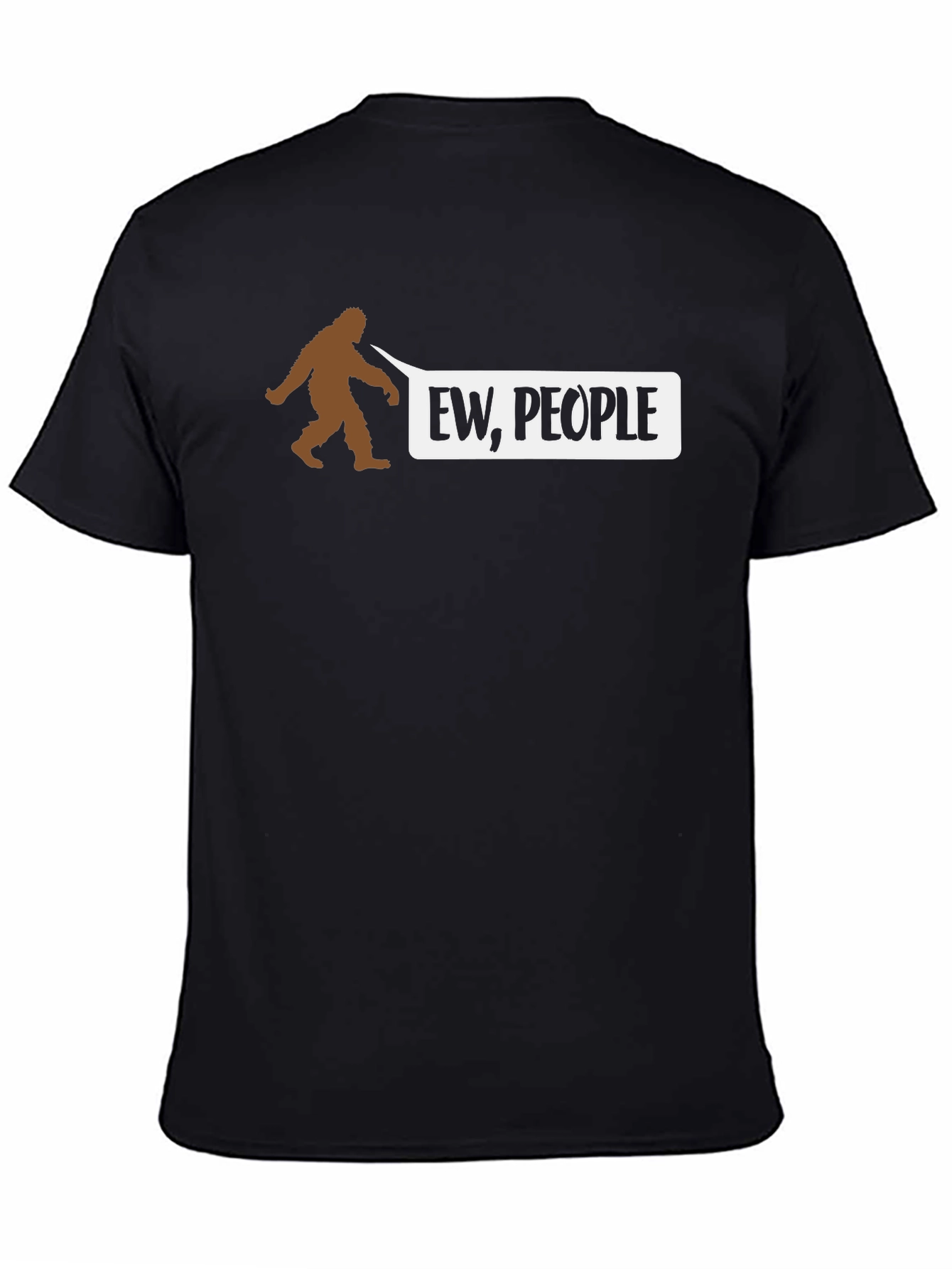 Black Ew, People Bigfoot Graphic Tee view 4