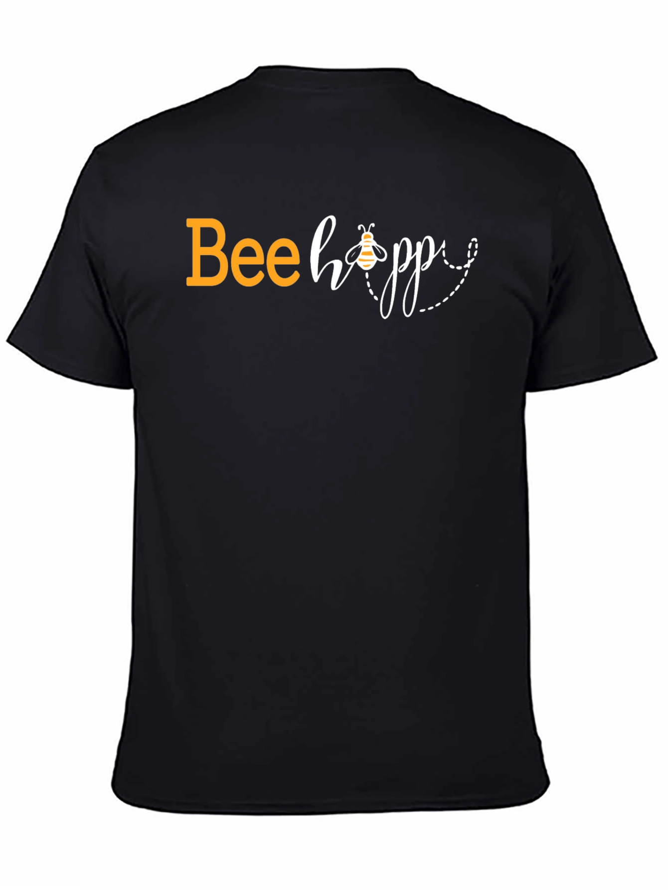 Black Bee Happy Graphic Tee - Casual Comfort view 4