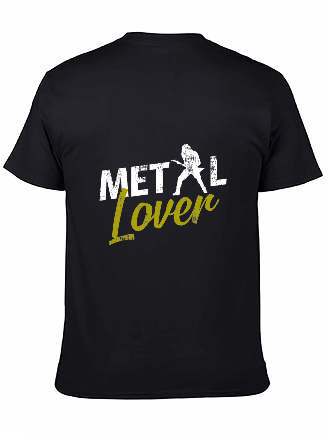 Black Metal Lover Graphic T-Shirt - Rock Music Fan Tee view 4
