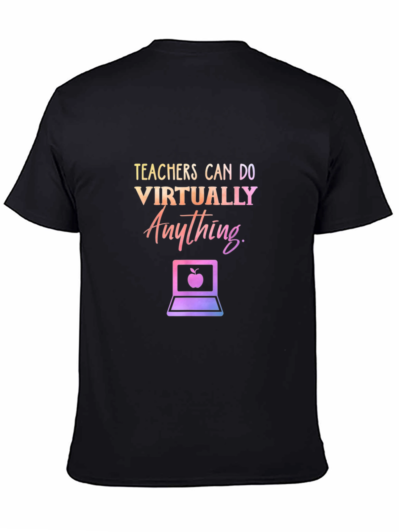 Black Teachers Can Do Virtually Anything T-Shirt view 4