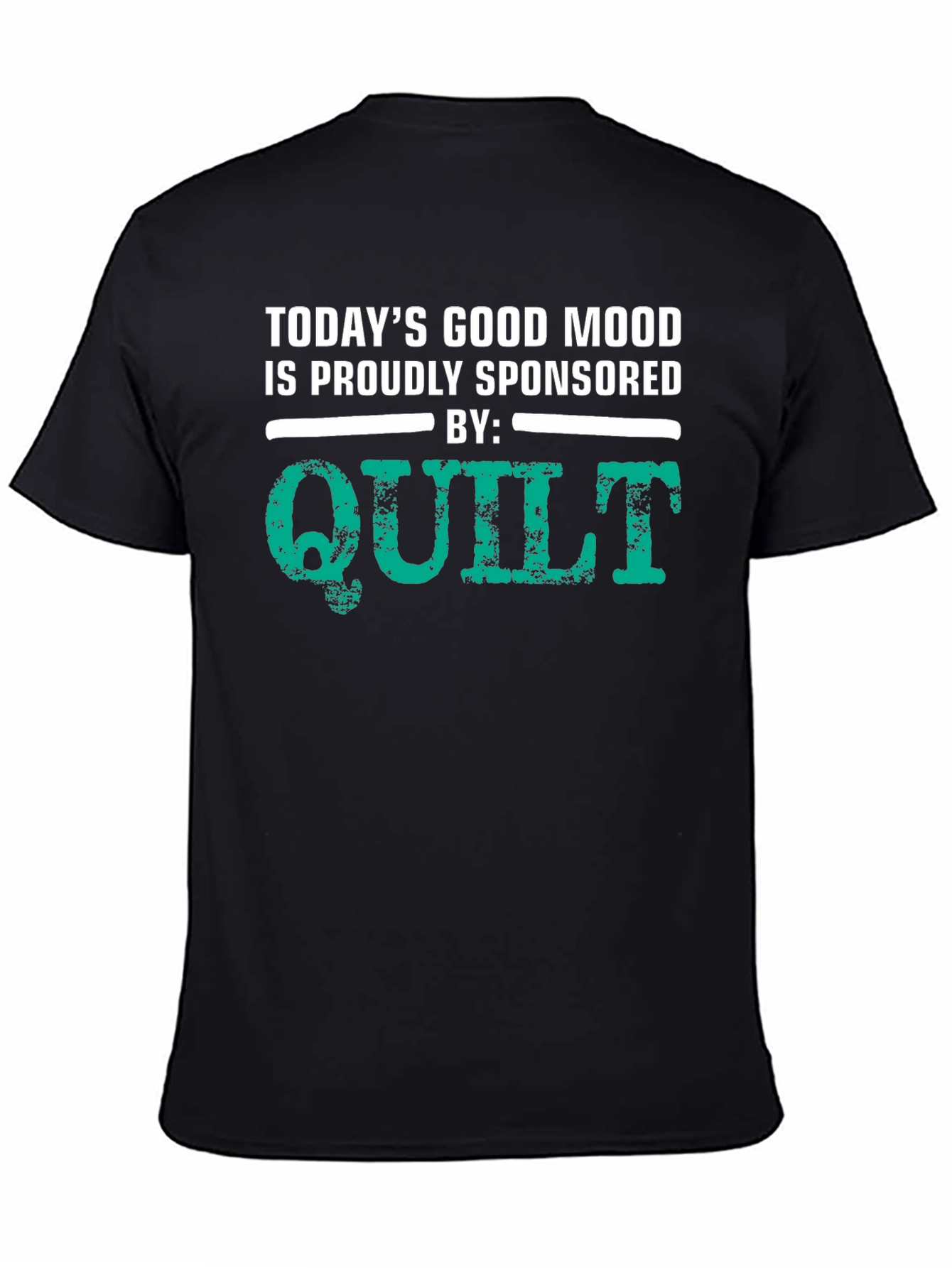Black Quilt Sponsored Good Mood Graphic Tee view 4