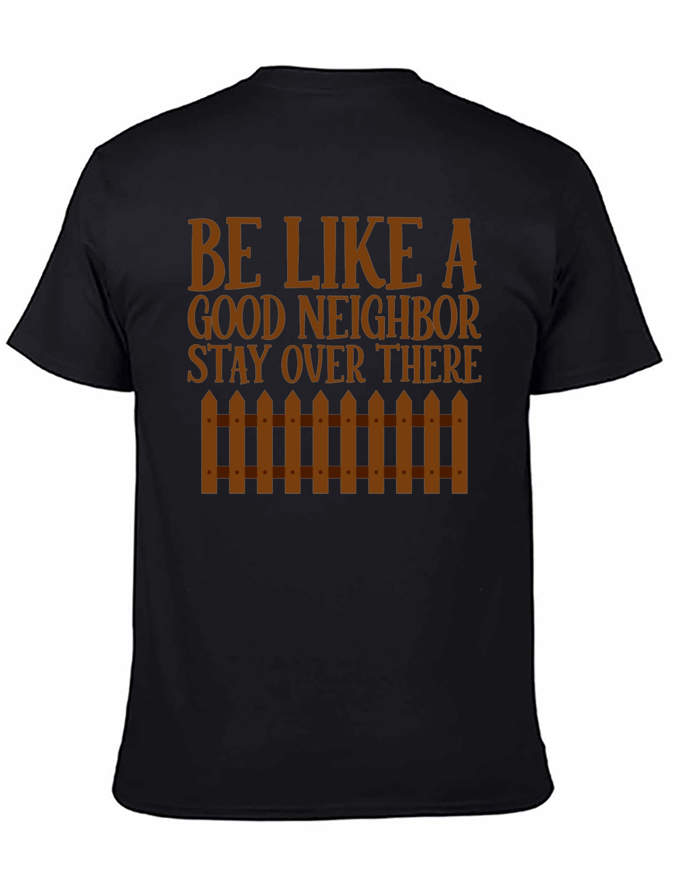 Black Be Like a Good Neighbor Novelty Tee view 4