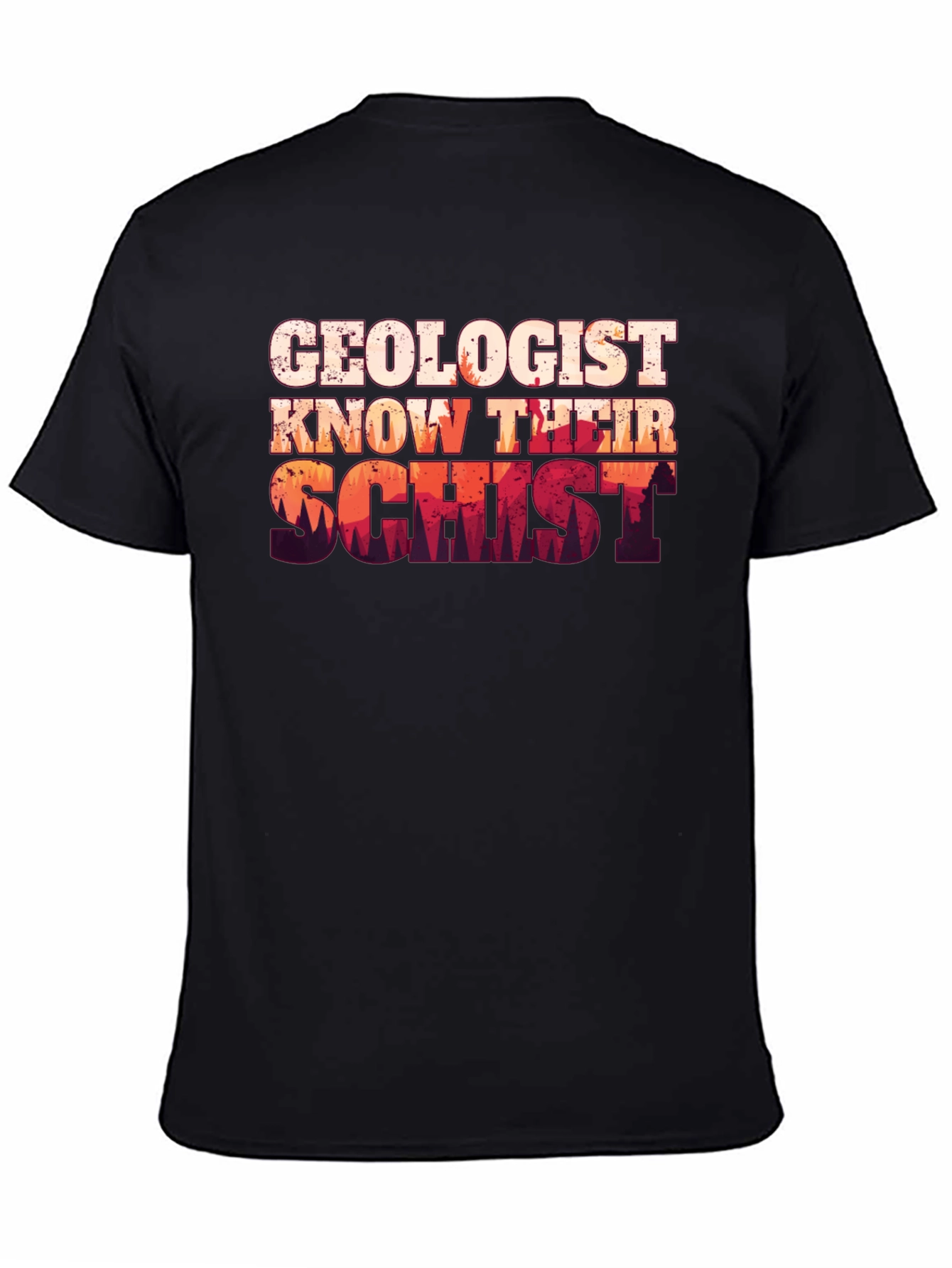 Black Geologist Know Their Schist T-Shirt view 4