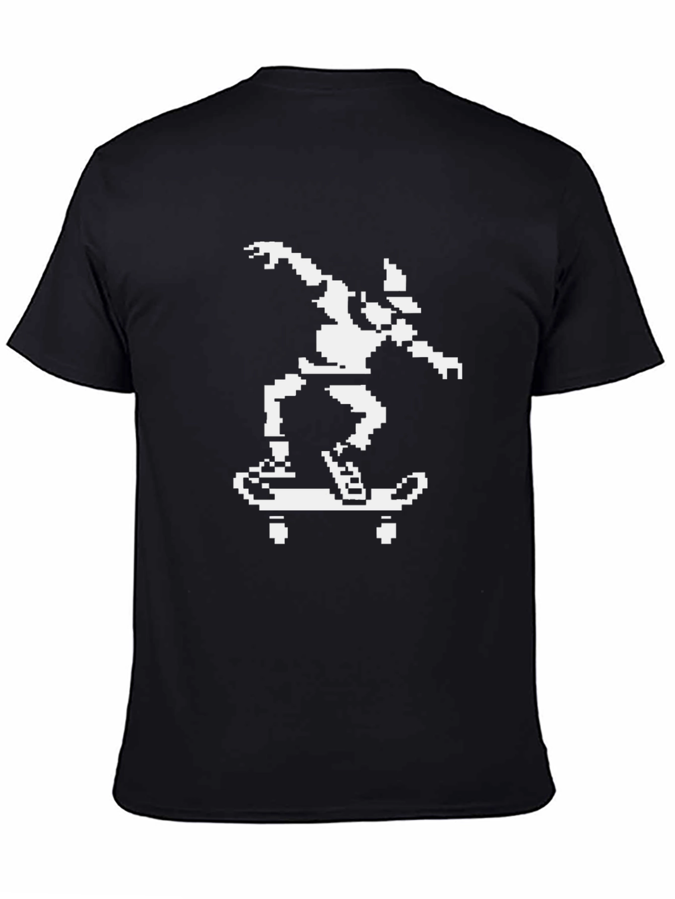 Retro 8-Bit Skateboard T-Shirt - 4